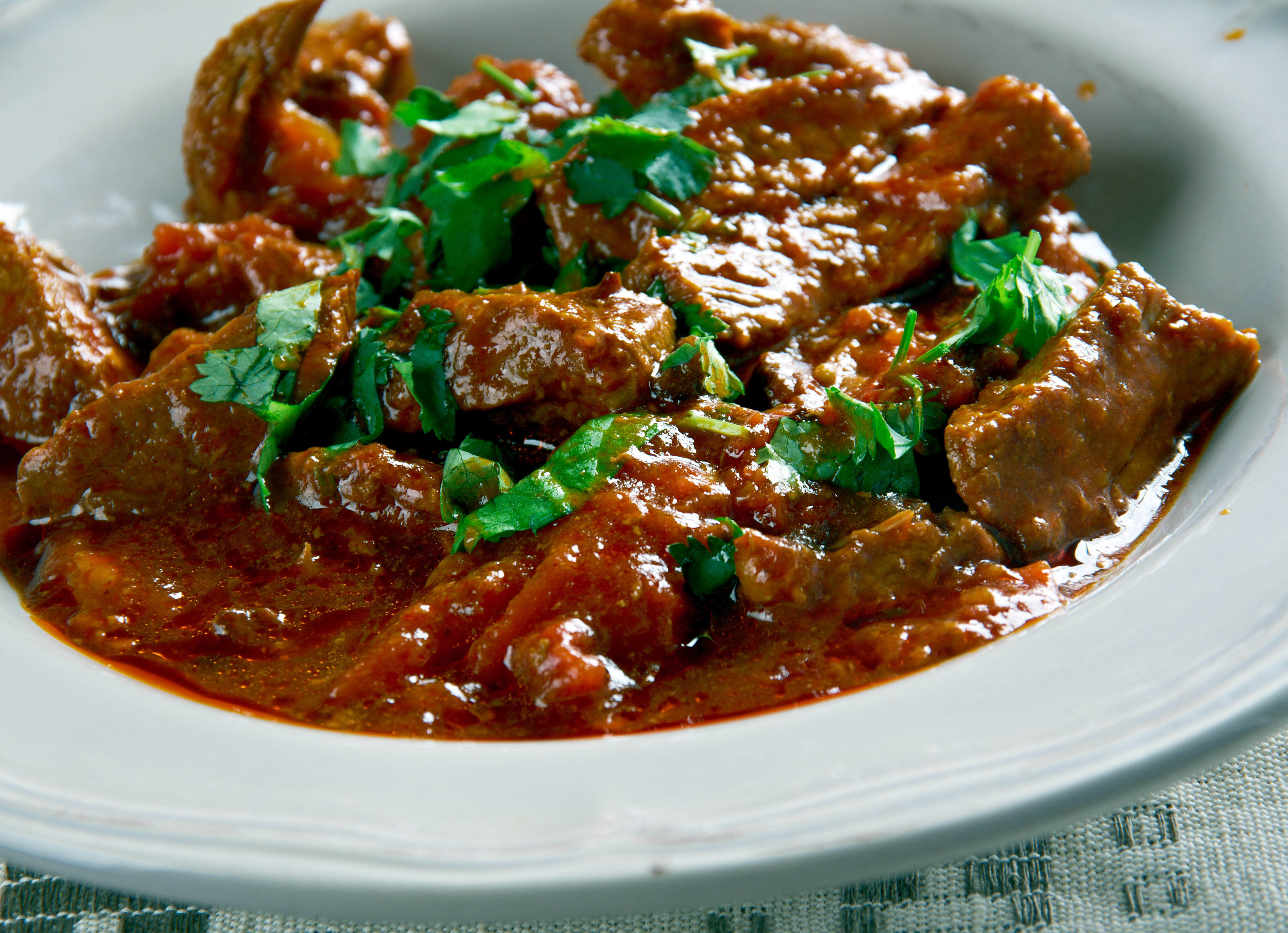 Hungarian,Beef,Stew,-,Tokan.,Close,Up