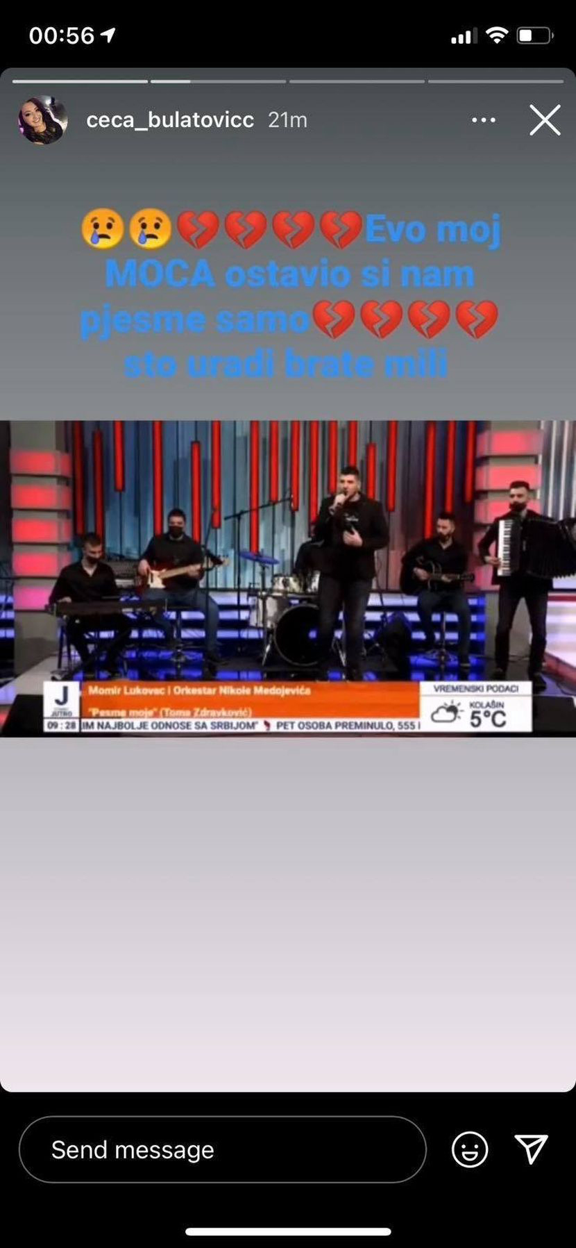 Momir Moca Luković Foto: Instagram/ceca_bulatovicc