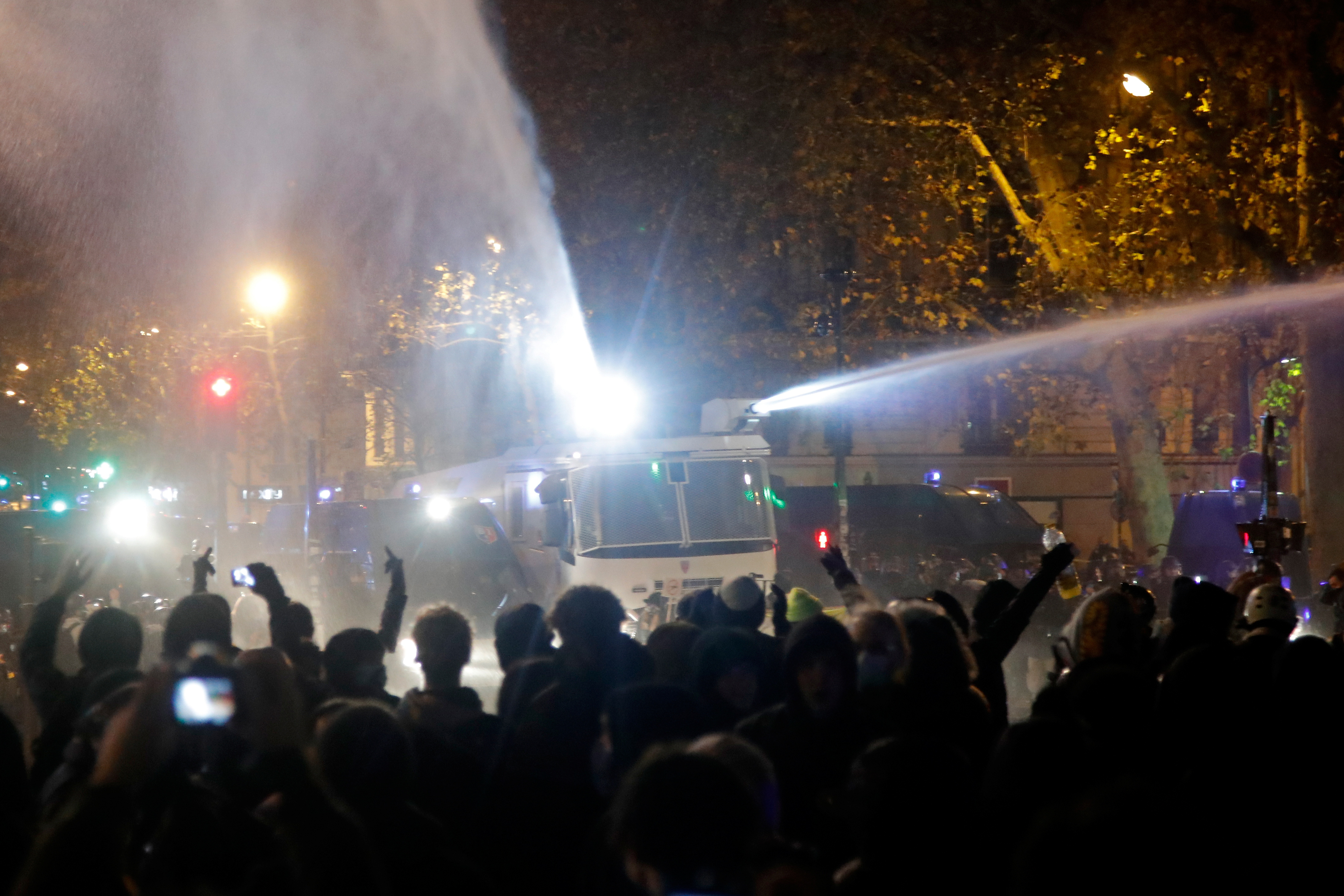 Demonstration against the 'Global Security Bill' in Paris