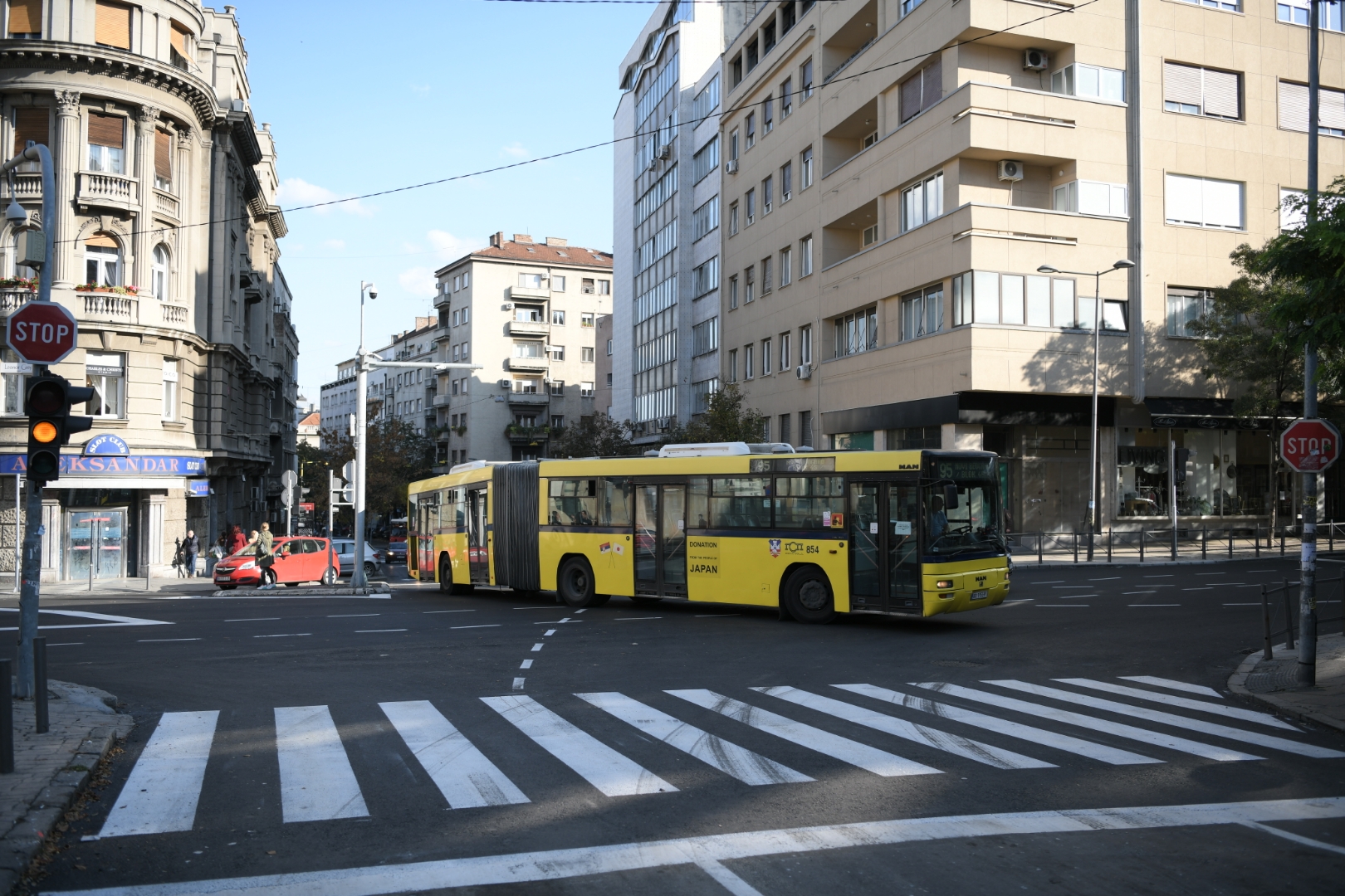 Pesacki prelaz u centru grada foto Dragan Mujan Nova rs019