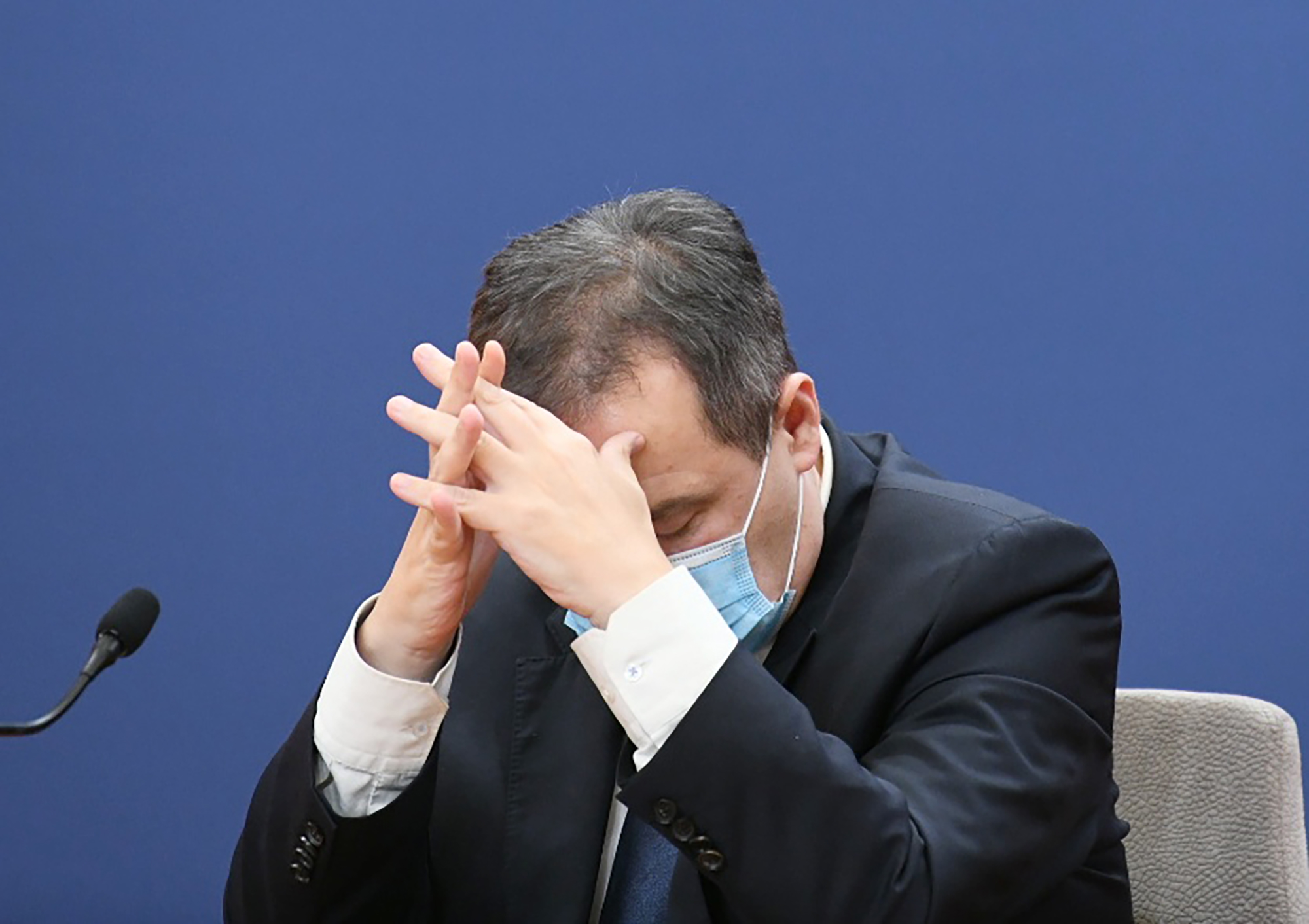 BEOGRAD 02. novembar 2020. Ivica Dacic,  Palata federacije, konferencija za novinare nakon specijalne sednice Vlade Srbije u Palati Srbija Foto:Vesna Lalić/Nova.rs