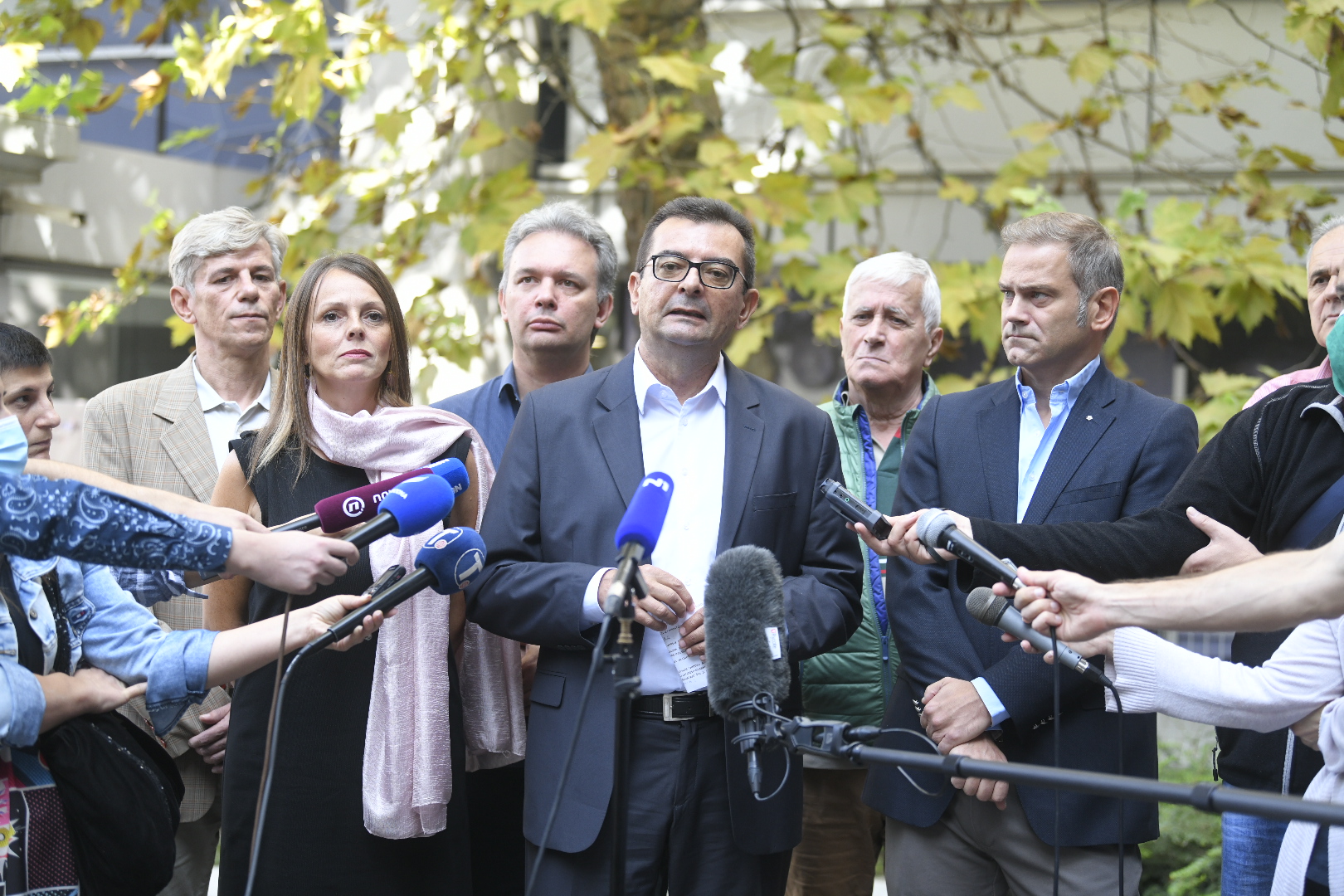 Ujedinjena opozicija Srbije ispred Rts foto Nemanja Jovanovic (1)