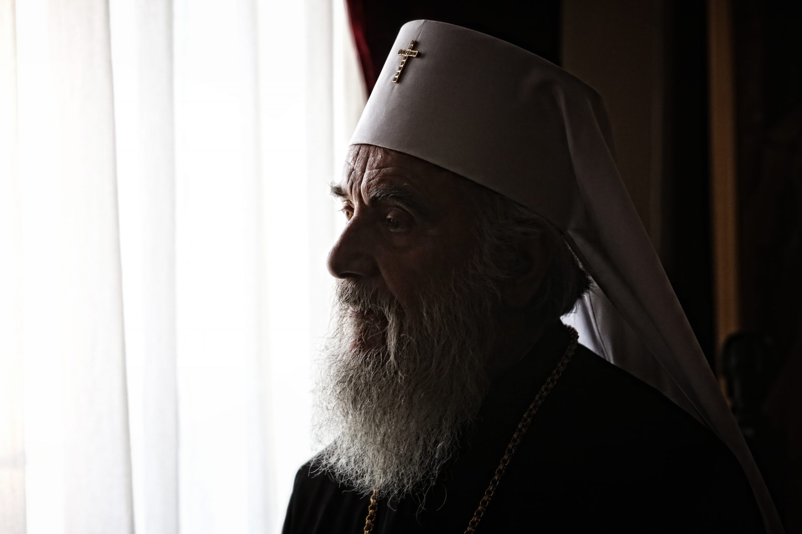 Beograd 24.12.2015. Patrijarh srpski gospodin Irinej, Patrijarsija, intervju Ras Foto Zoran Loncarevic