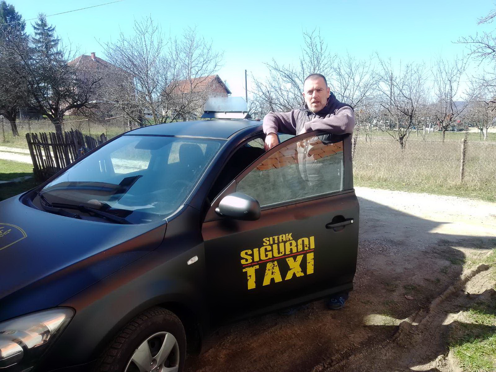 Kragujevac 16.03.2020. Aleksandar Marinković, taksista Foto: Aleksandra Petrović/Nova.rs