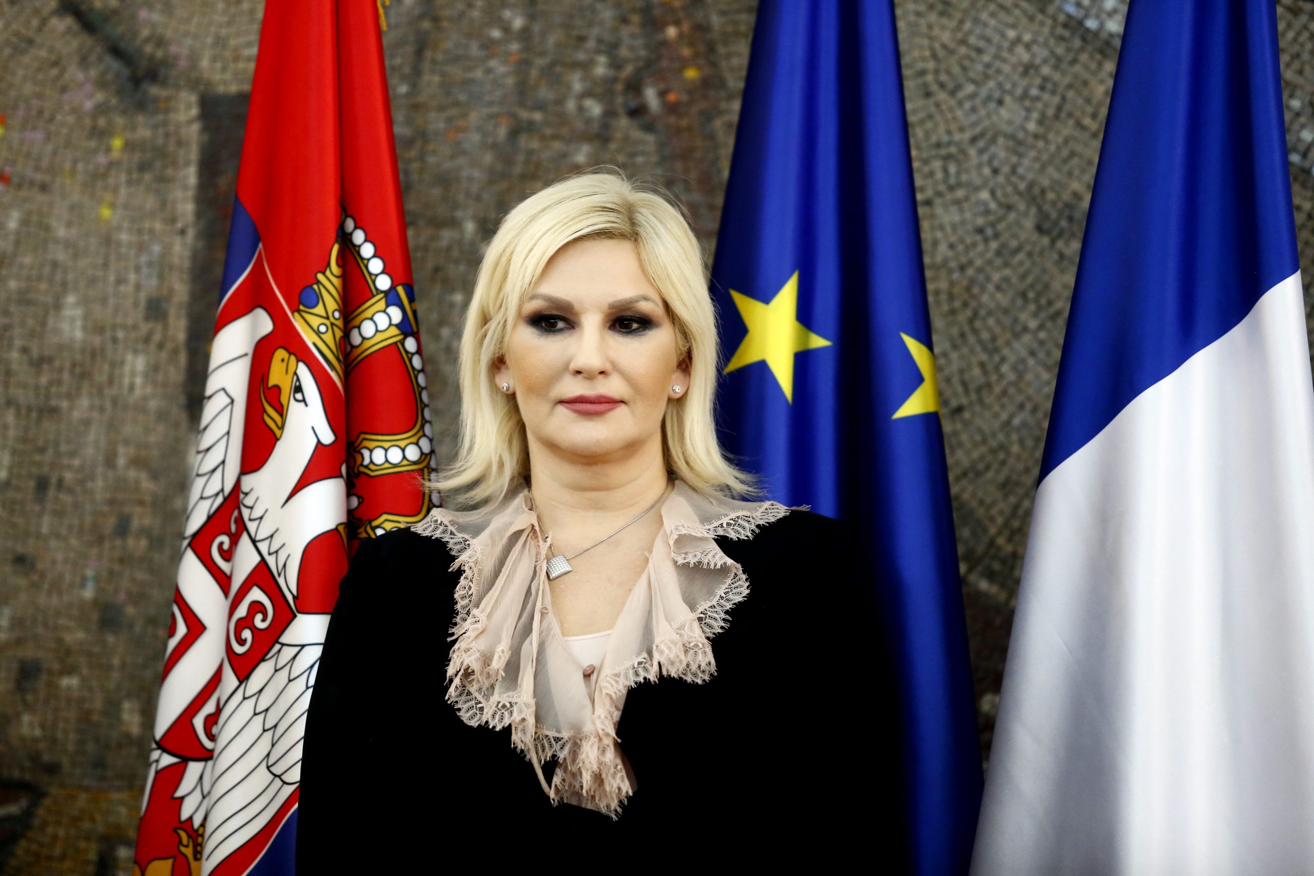 BEOGRAD 23.03.2018 Zorana Mihajlovic, Aerodrom Nikola Tesla, Potpisivanje ugovora o koncesiji na 25 godina za beogradski aerodrom Nikola Tesla, francuska korporacija Vansi erports je preuzela aerodrom RAS/foto Vesna Lalic