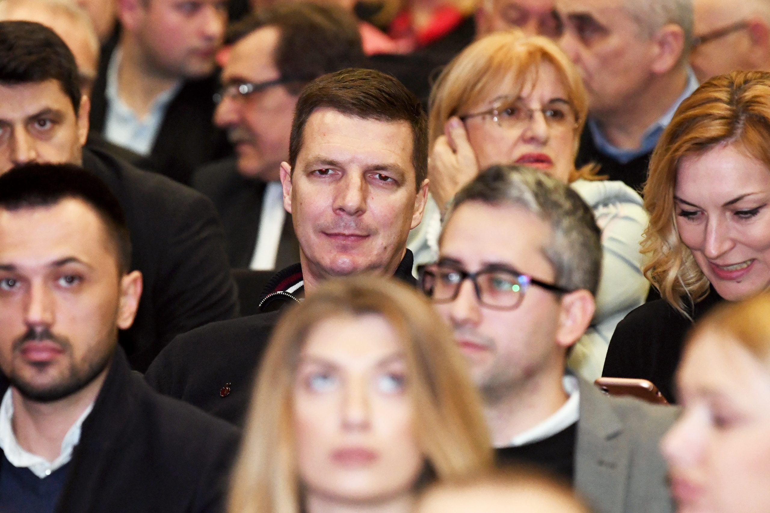 BEOGRAD 24.02.2020 Andrej Vučić, SNS, Srpska Napredna stranka, glavni odbor, Kombank dvorana Foto: Vesna Lalić/Nova.rs