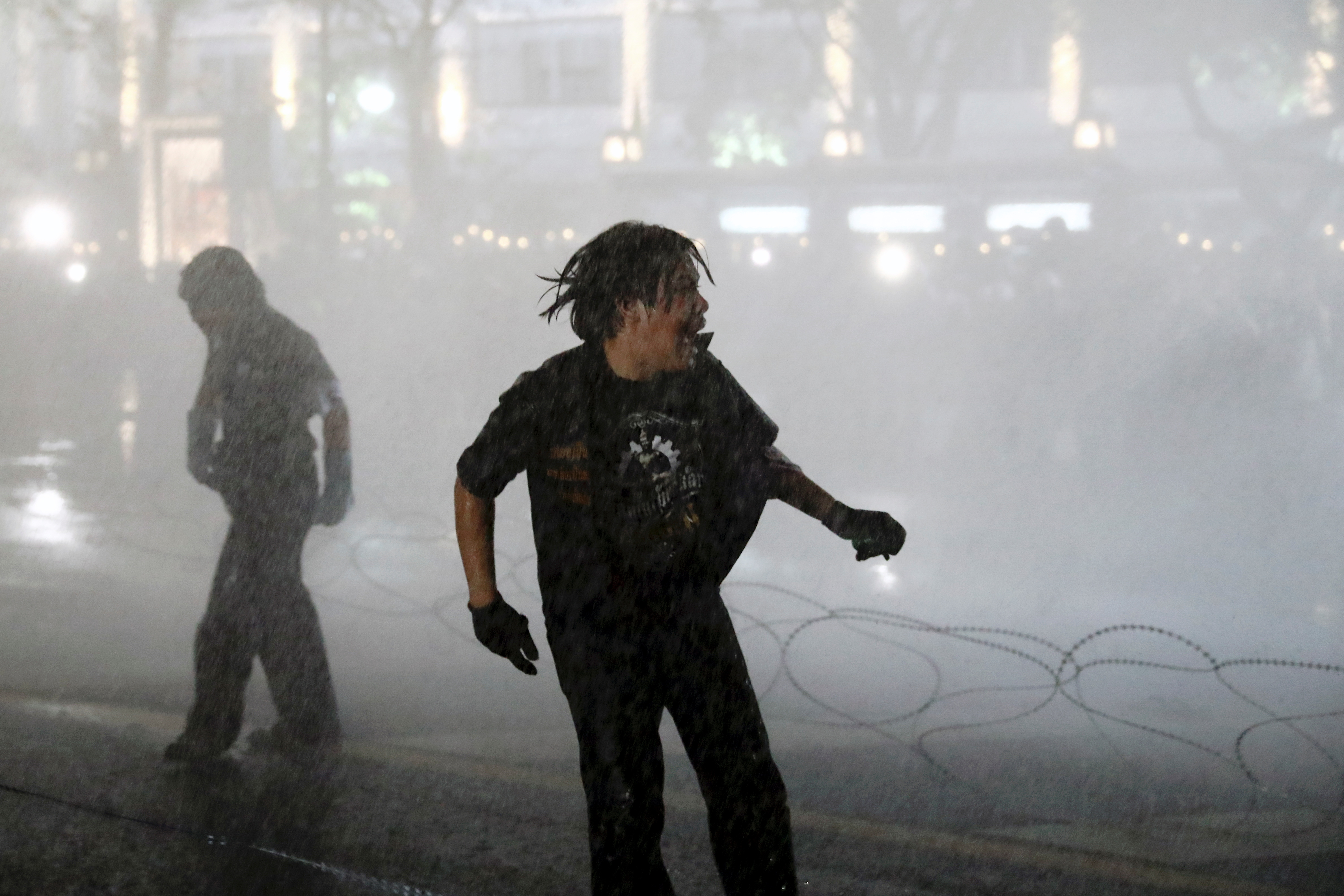 Anti-government protesters attend a rally in Bangkok
