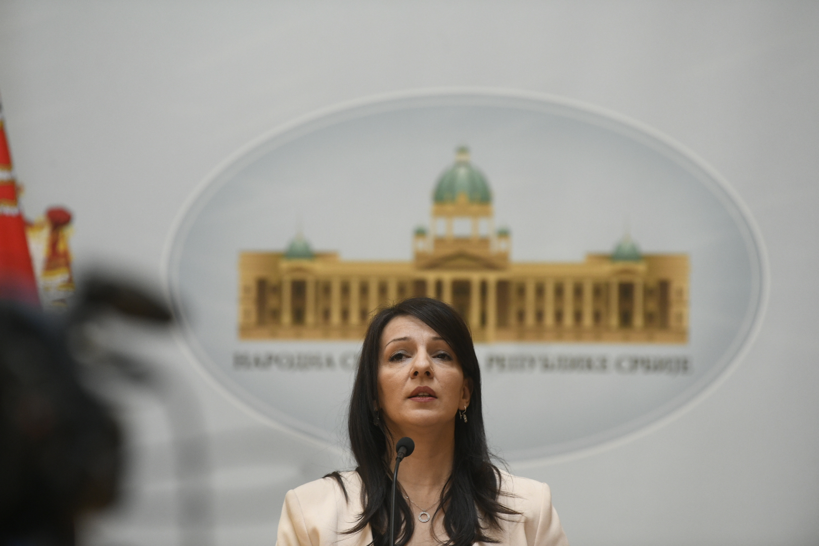 Beograd 28.04.2020. Marinika Tepić, Skupština Srbije, Parlamnet Srbije, narodni poslanici, početak rada skupštine za vreme vanrednog stanja u toku pandemije koronavirusa Foto:Nemanja Jovanović/Nova.rs