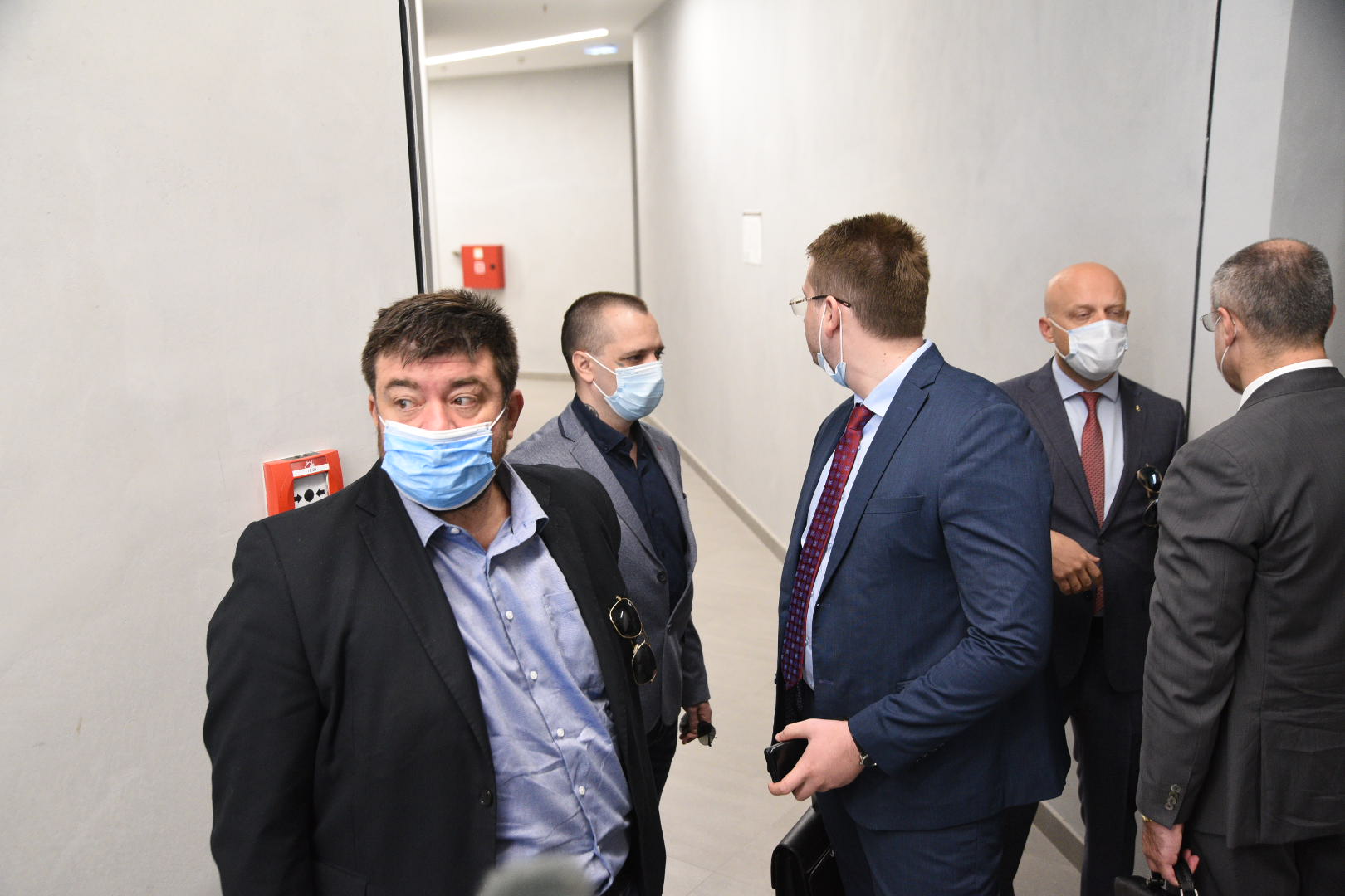 Beograd 28.05.2020. Aleksandar Zaric, Zoran Marjanovic, Stefan Jokic, Nikola Dumnic, Veljko Delibasic, sudjenje, Palata pravde