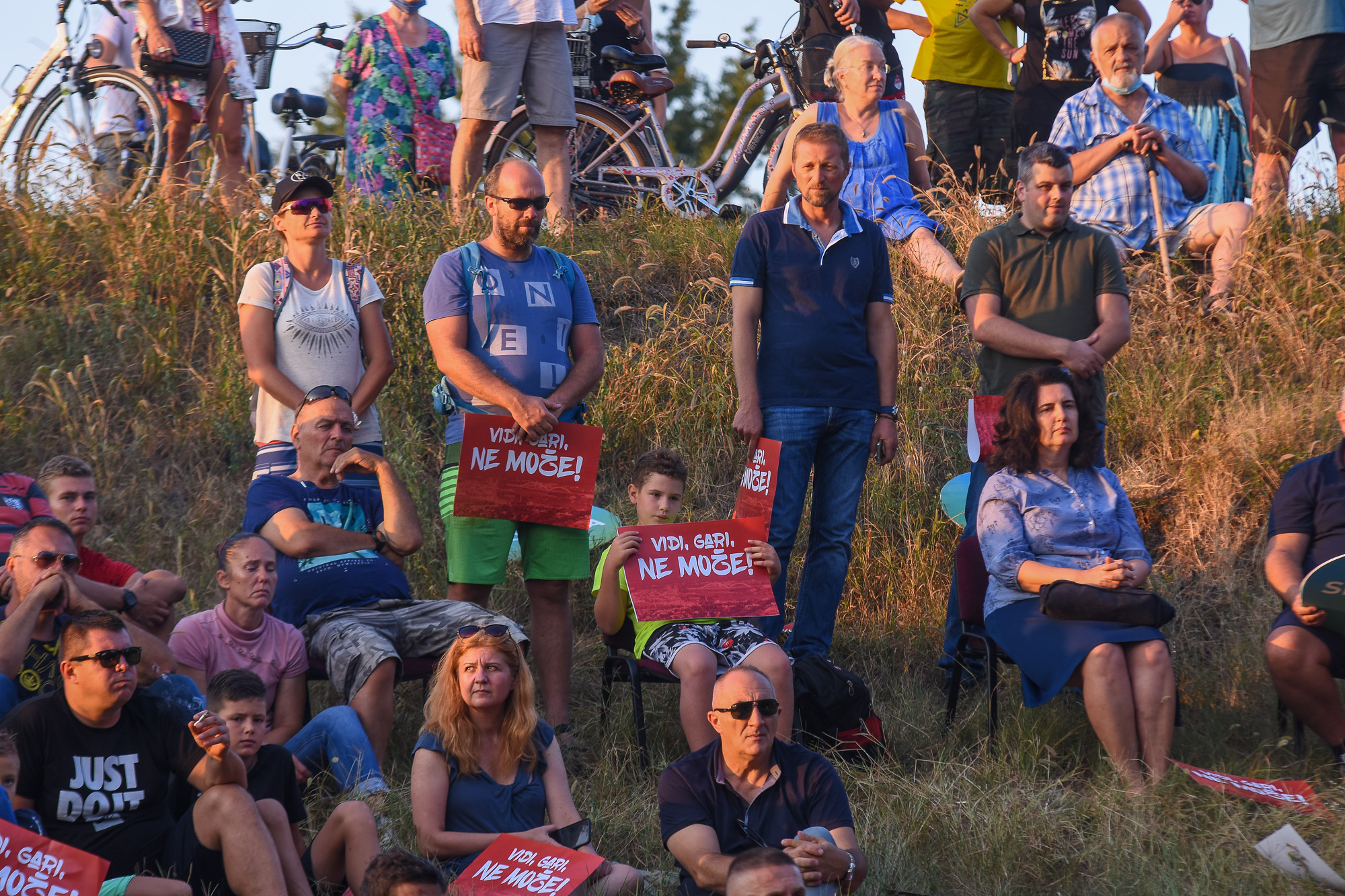 Novi Sad 14. septembar 2020. Protest kod Sodrosa protiv izgradnje Novog Sada na vodi Foto:Nenad Lazić/Nova.rs