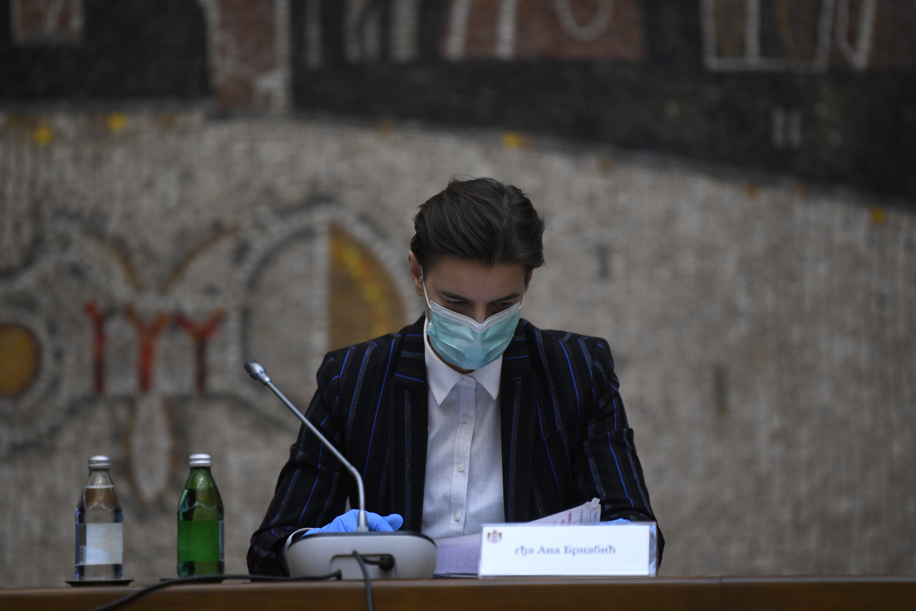 Beograd 02.04.2020 Ana Brnabić, Korona virus, koronavirus, palata srbija, sastanak kriznih stabova, Foto:Nemanja Jovanović/ Nova.rs