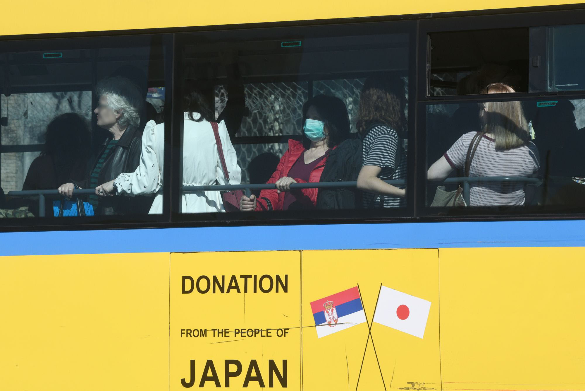 Beograd 12.03.2020. Autobus, ljudi, koronavirus, coronavirus, mere zaštite, maska, maske, zaštitne maske,  gsp, gradski prevoz, javni prevoz, javni saobraćaj Foto: Filip Krainčanić/Nova.rs