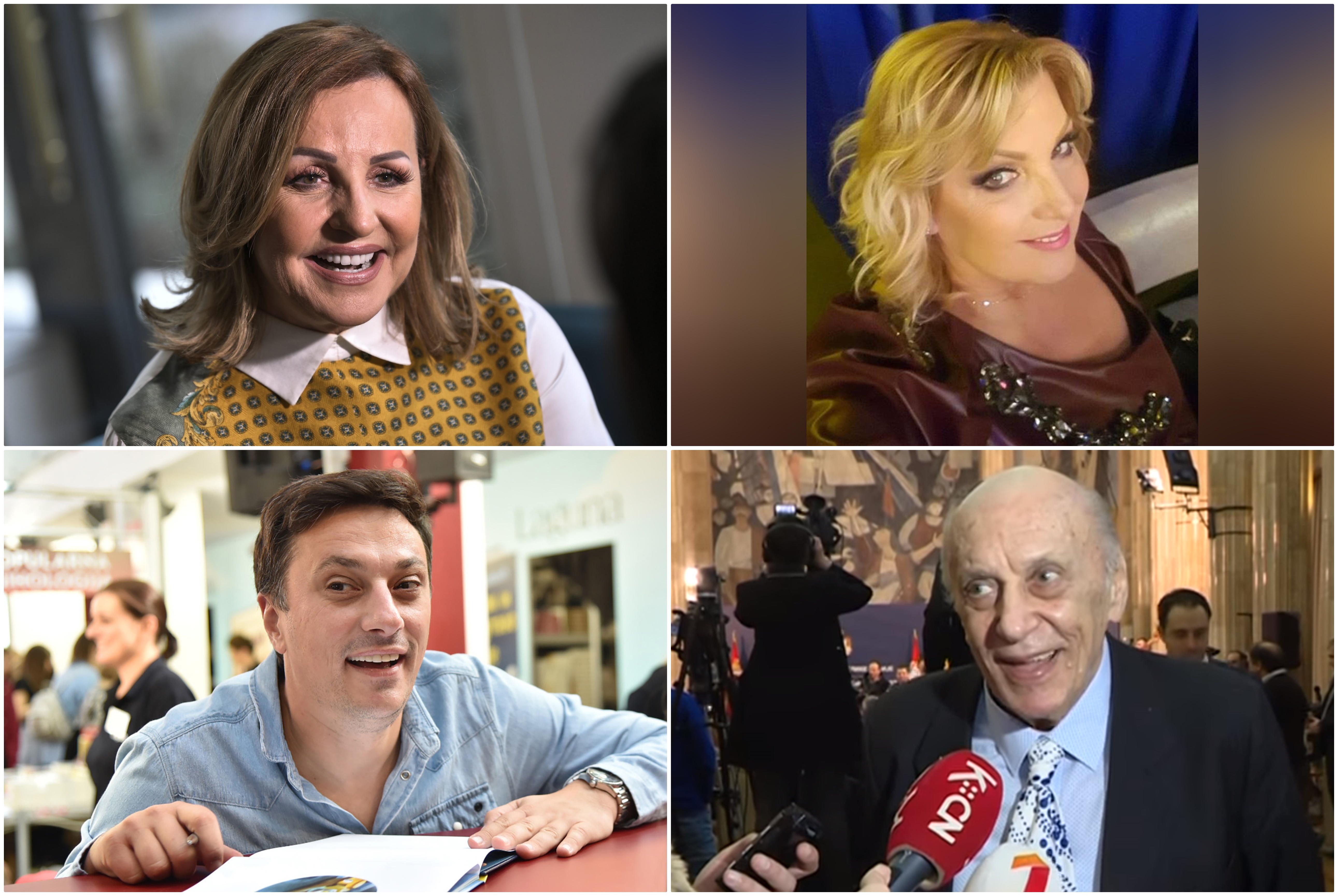 Ana Bekuta, Snežana Đurišić, Andrija Milošević, Predrag Živković Tozovac