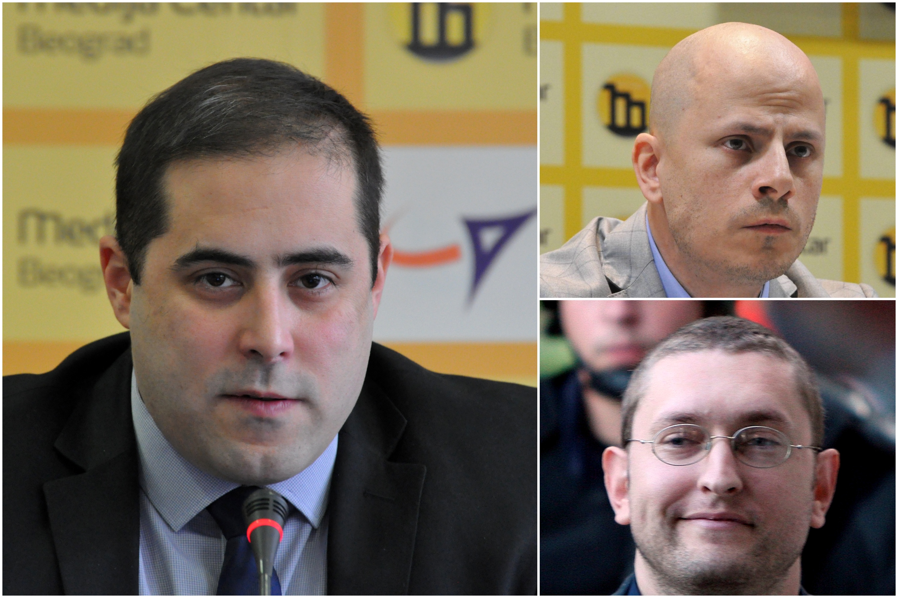 kolaz desnicari foto Medija centar Beograd, EPA SASA STANKOVIC