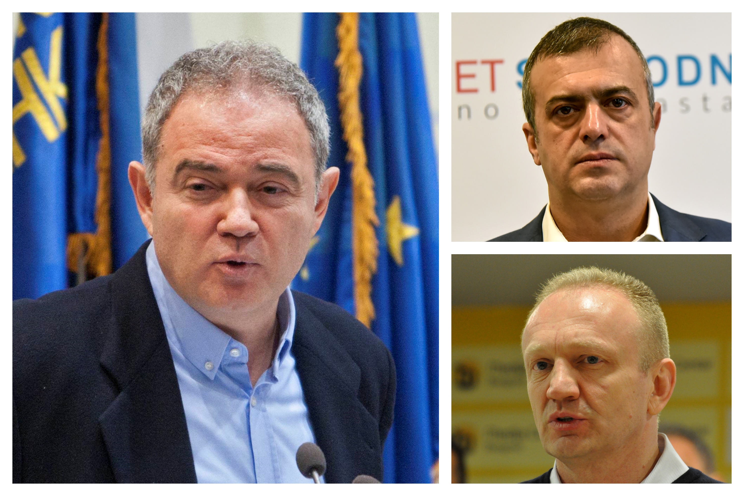 Zoran Lutovac, Sergej Trifunović, Dragan Đilas Foto: BETAPHOTO/EMIL VAŠ/EV/Nemanja Jovanović/Medija centar Beograd