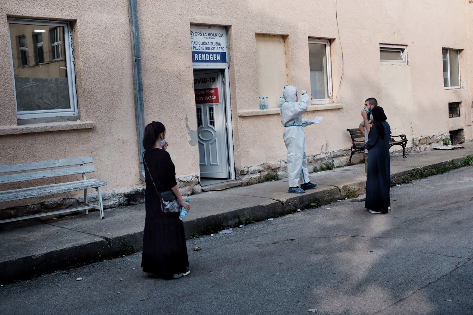 Novi Pazar 25. jun 2020. Vanredno stanje uvedeno u Novom Pazaru nakon skoka obolelih od koronavirusa Foto:Irfan Ličina