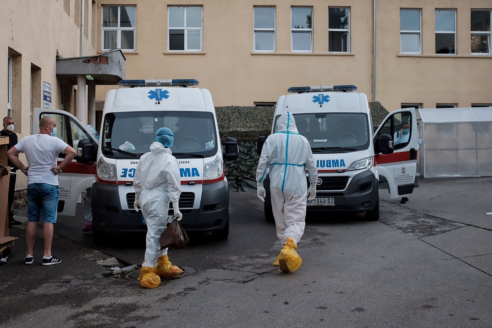 Novi Pazar, 27.06.2020. Treći dan vanredne situacije u Novom Pazaru, koronavirus