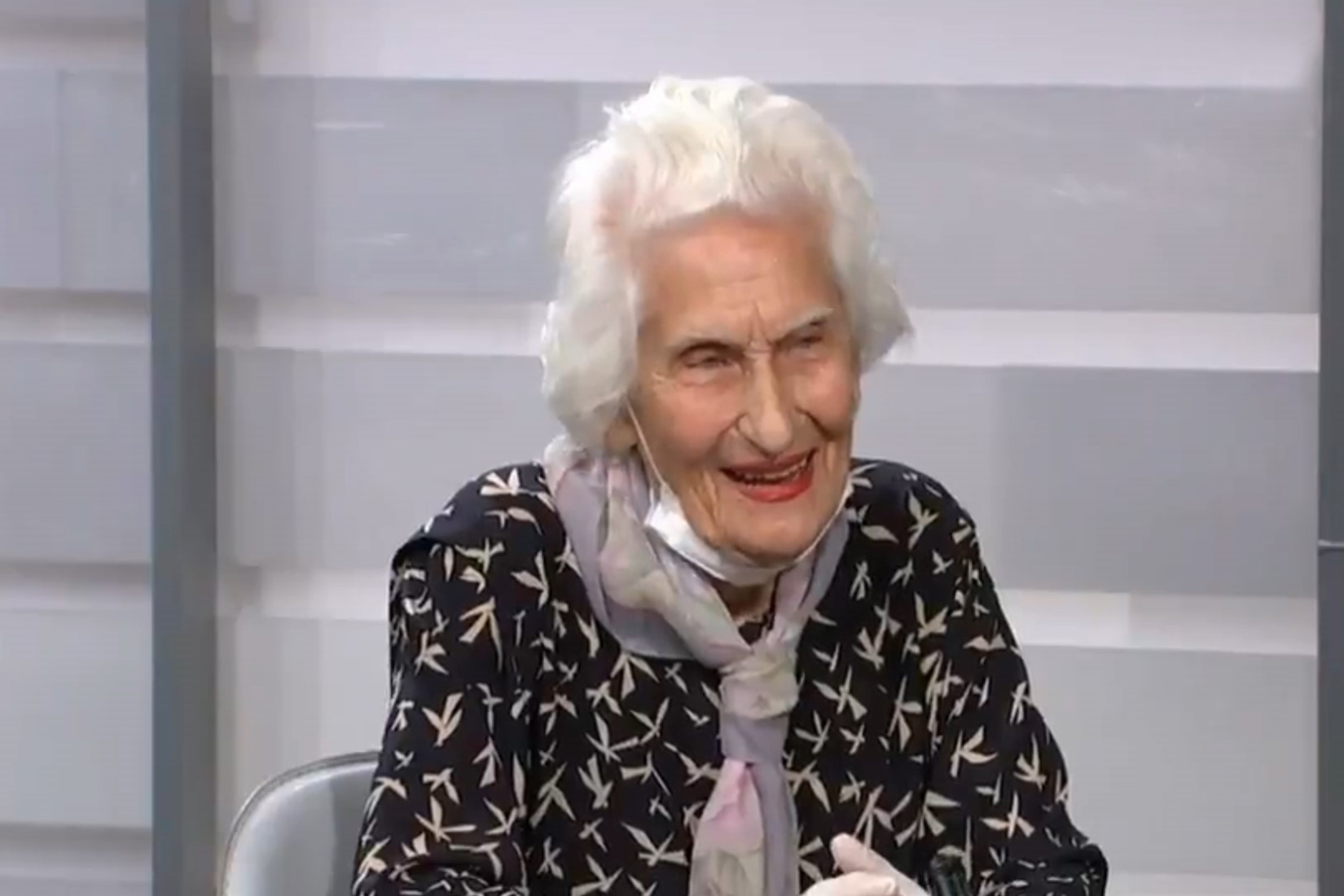 Jelisaveta Lela Pavlović, prvi rukovodilac Centra dokumentacije TV Beograd Foto: Printscreen/RTS/Twitter/SofronijeUE - ODGOVORNI/@SofronijeUE