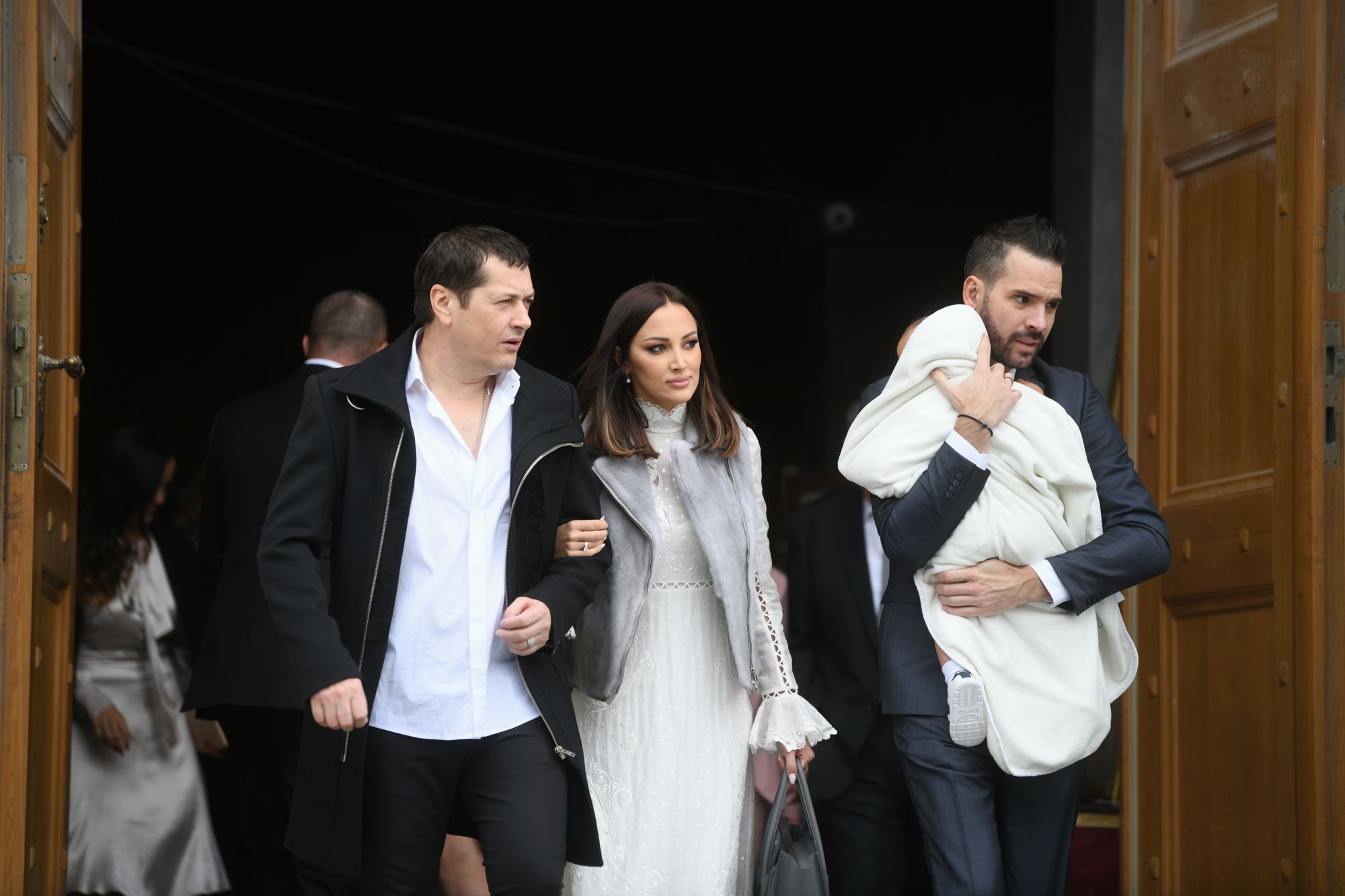 Beograd 11.03.2020. Aleksandra Prijović Filip Živojinović krštenje sina, Aco Pejović Foto: Filip Krainčanić/Nova.rs