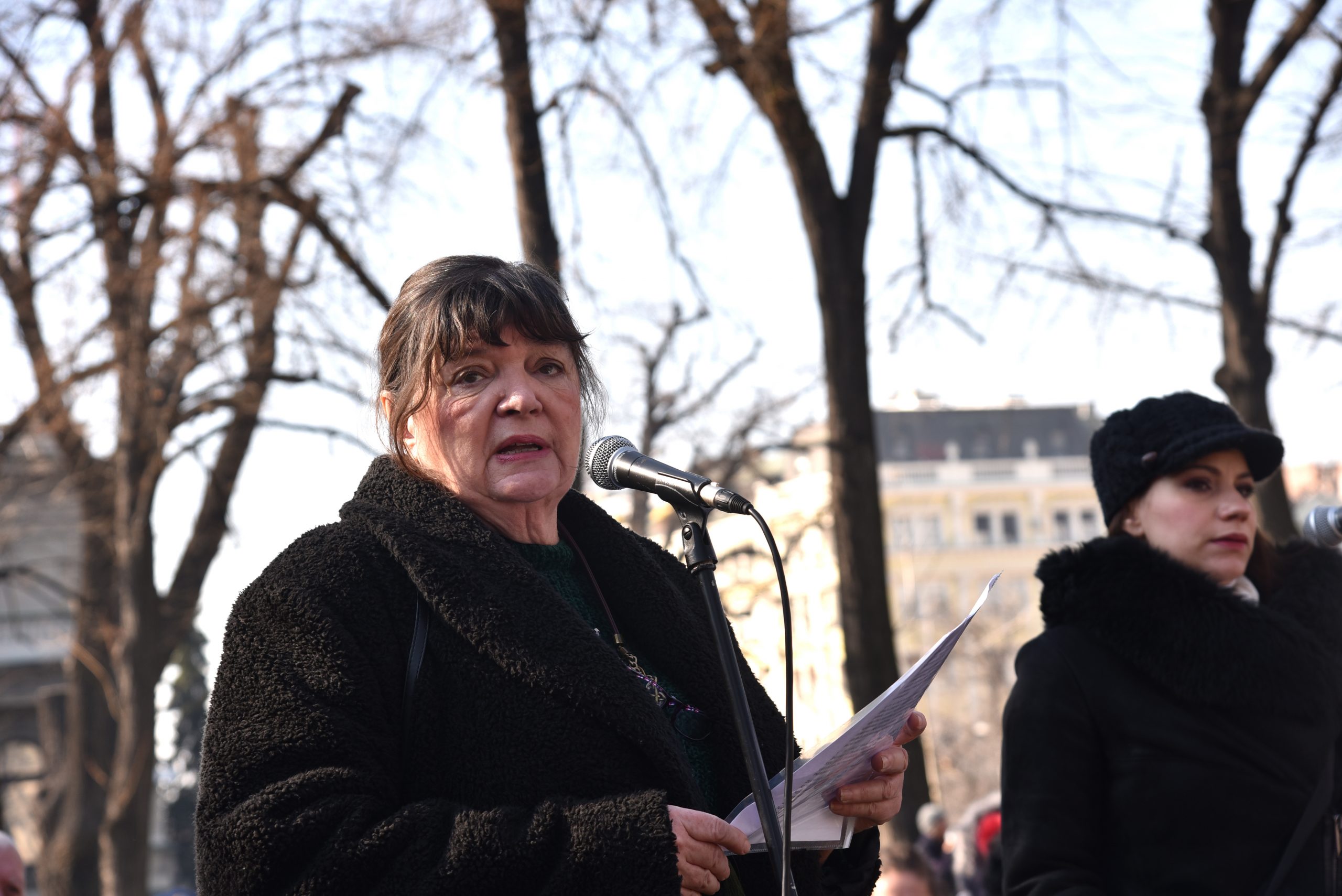 Beograd 09.02.2020. Gorica Popović, glumica. Protest pod nazivom Borba za Džekija. Protest ljubitelja životinja, protest protiv zlostavljanja životinja, Pionirski park Foto: Nemanja Jovanović/Nova.rs