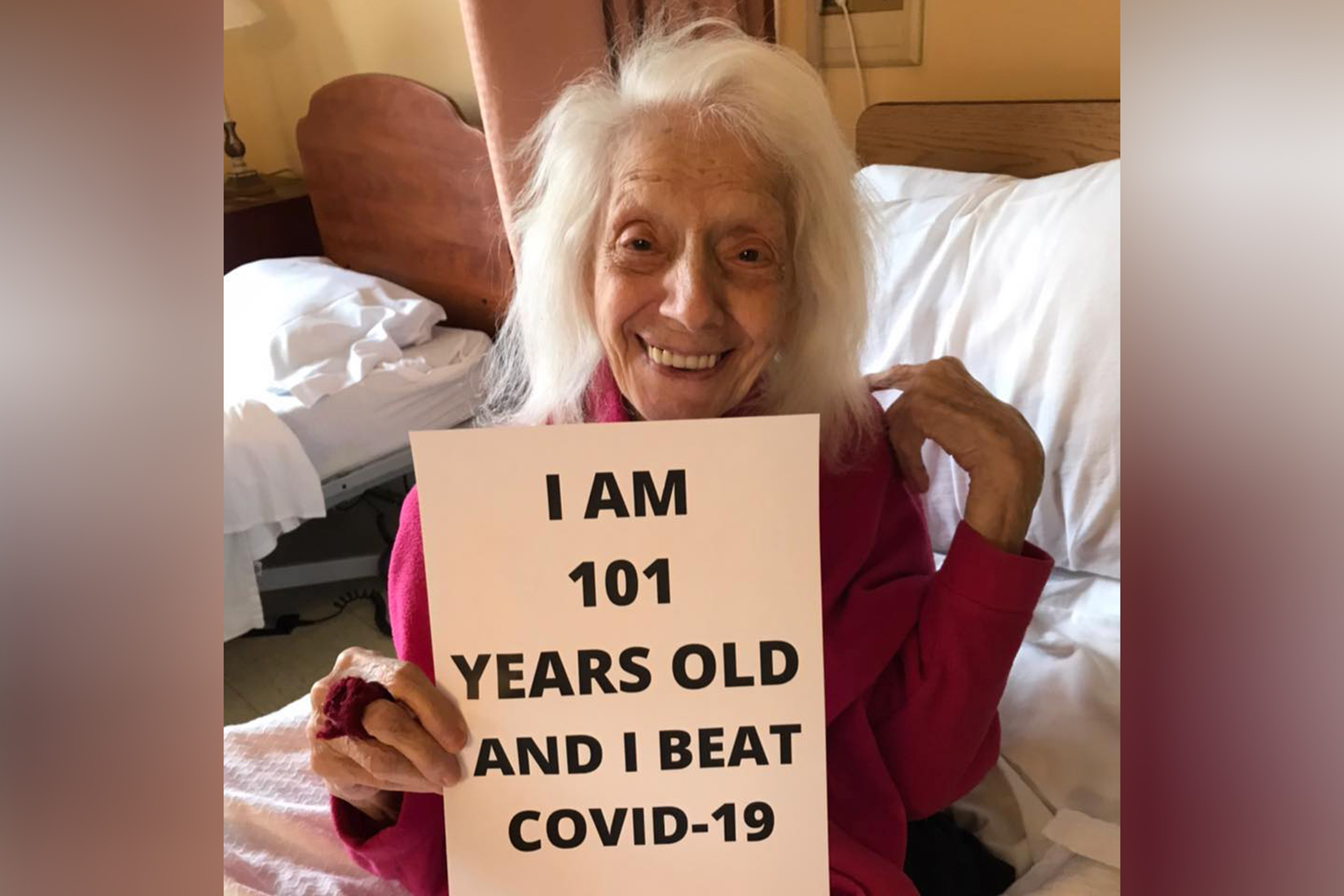 Baba, baka, 101 godina, preležala, preživela koronavirus, covid-19 Foto: Facebook/North Westchester Restorative Therapy & Nursing Center
