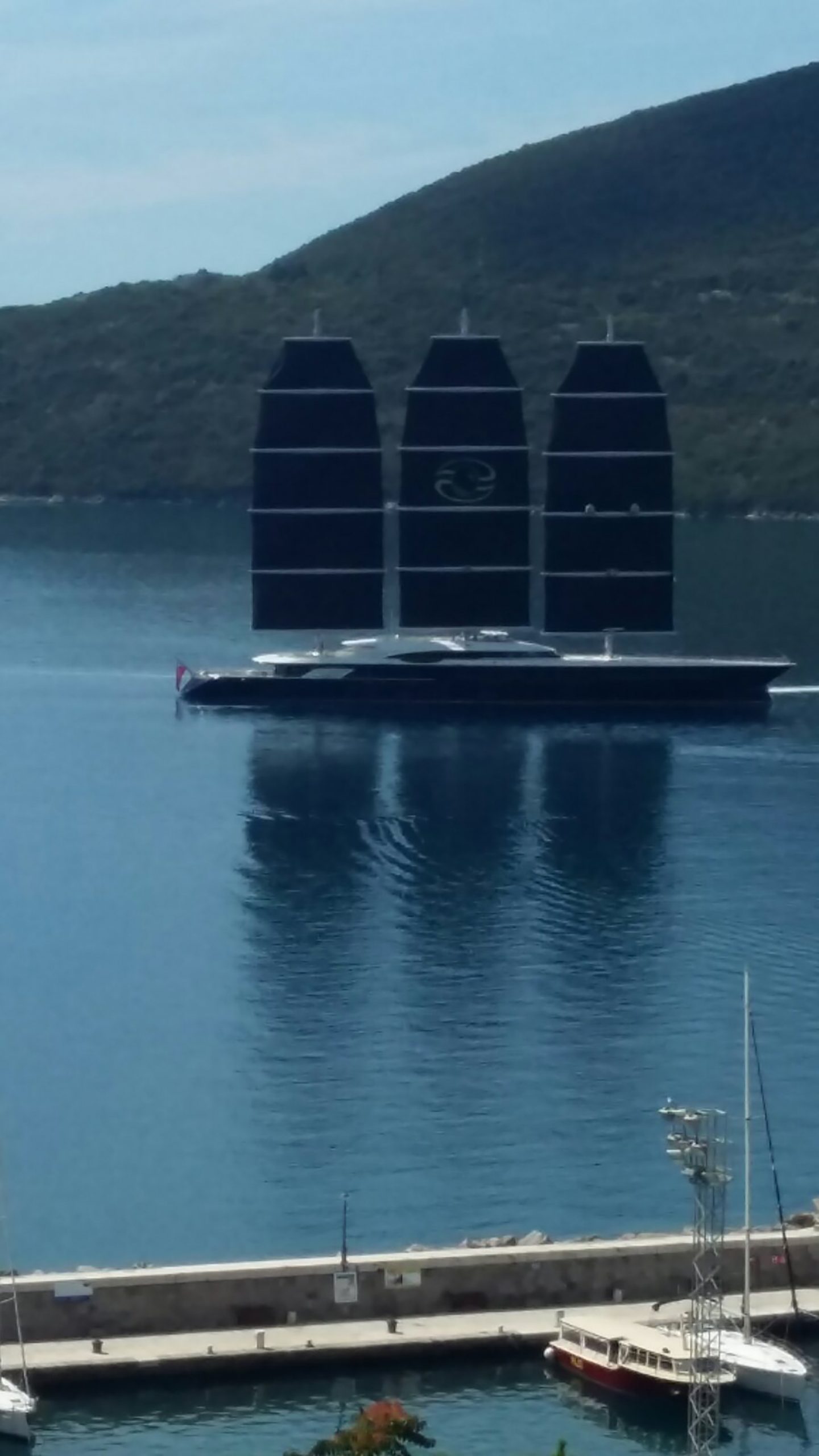 Herceg Novi, 07.08.2020. Oleg Burlakov, jahta Crni biesr Foto: Nova.rs