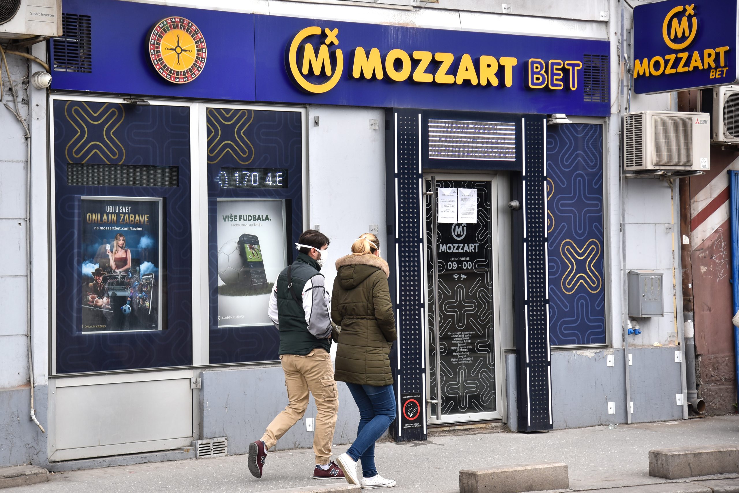 Beograd 31.03.2020
Korona virus, koronavirus, kladionica
Foto: Nemanja Jovanovic/ Nova.rs