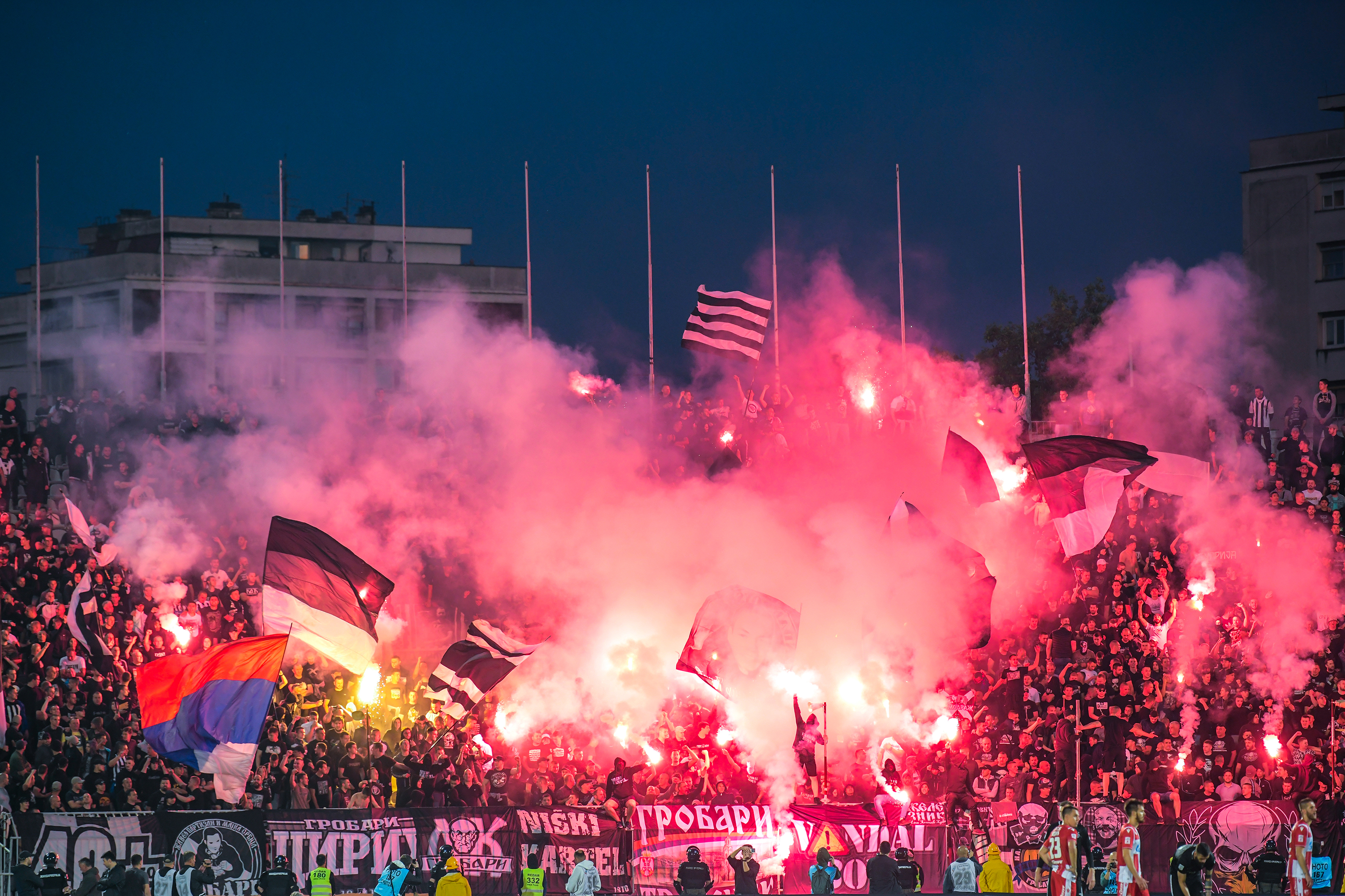 Beograd 10.06.2020. Derbi, Crvena Zvezda, Partizan Foto: Goran Srdanov/Nova.rs