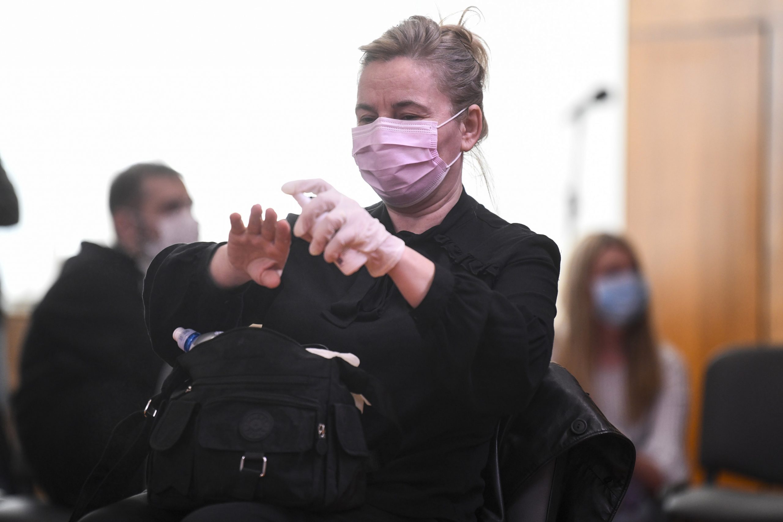Korona virus, koronavirus, palata srbija, sastanak kriznih stabova, novinari u sali za konferencije, mediji, maske, dezinfekcija ruku Foto:Nemanja Jovanović/ Nova.rs