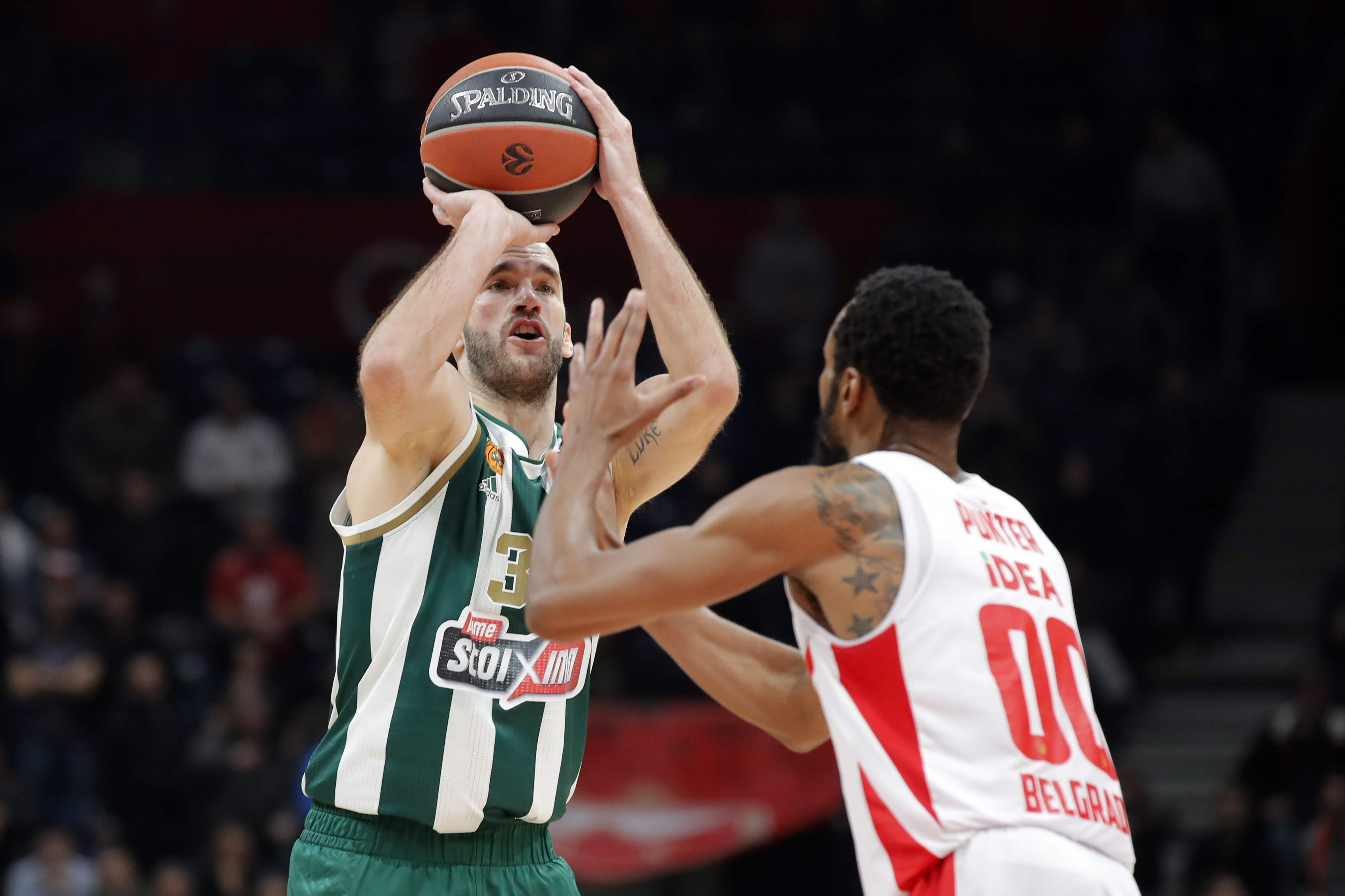 Euroleague basketball match between Crvena Zvezda and Panathinaikos in Belgrade, Serbia February 5.  Beograd, Srbija 5.2.2020. (credit image &amp; photo: Pedja Milosavljevic/STARSPORT)