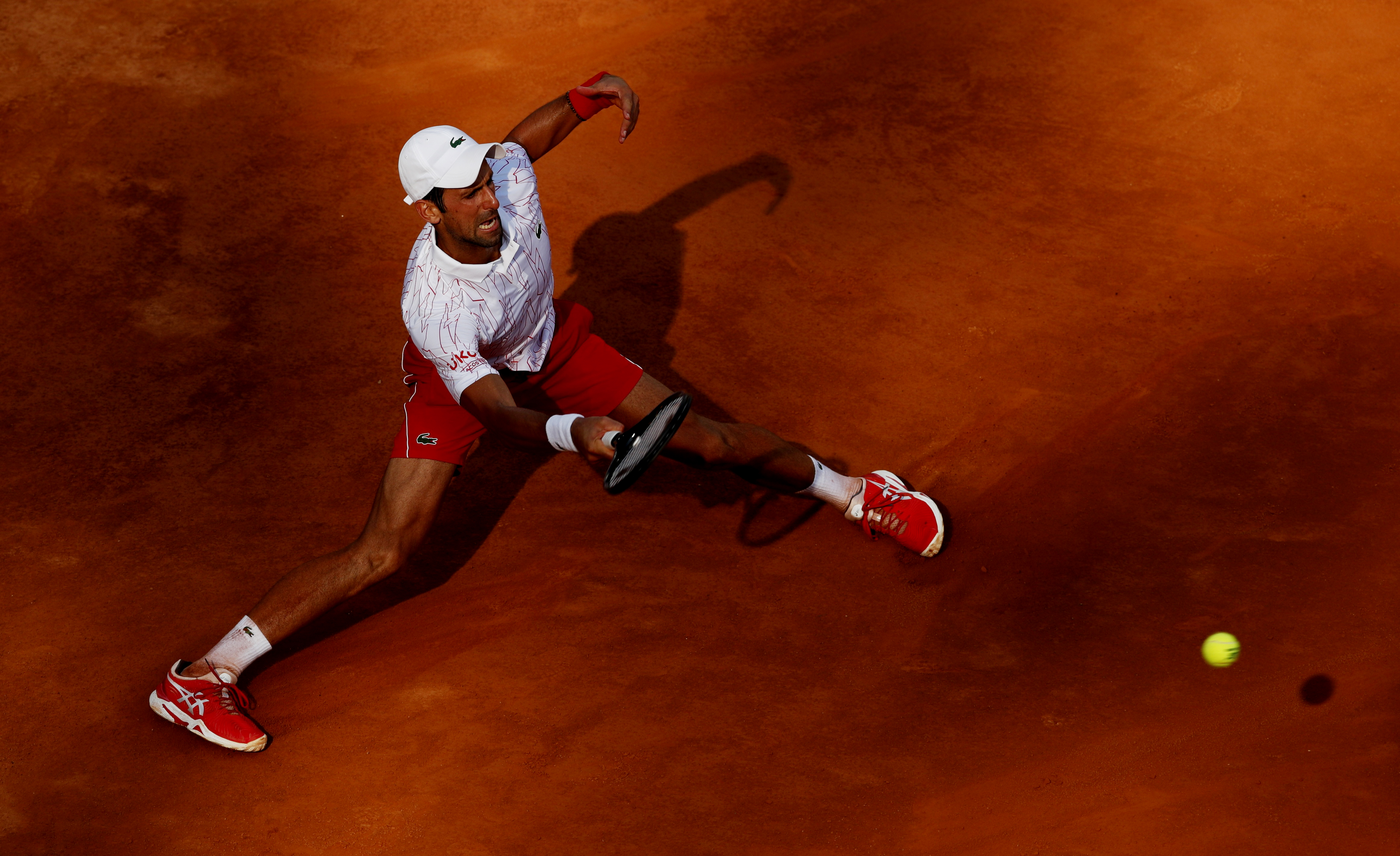 Tennis - ATP Masters 1000 - Italian Open - Foro Italico, Rome, Italy - September 20, 2020 Serbia's Novak Djokovic in action during his semi final match against Norway's Casper Ruud Pool via REUTERS/Clive Brunskill
