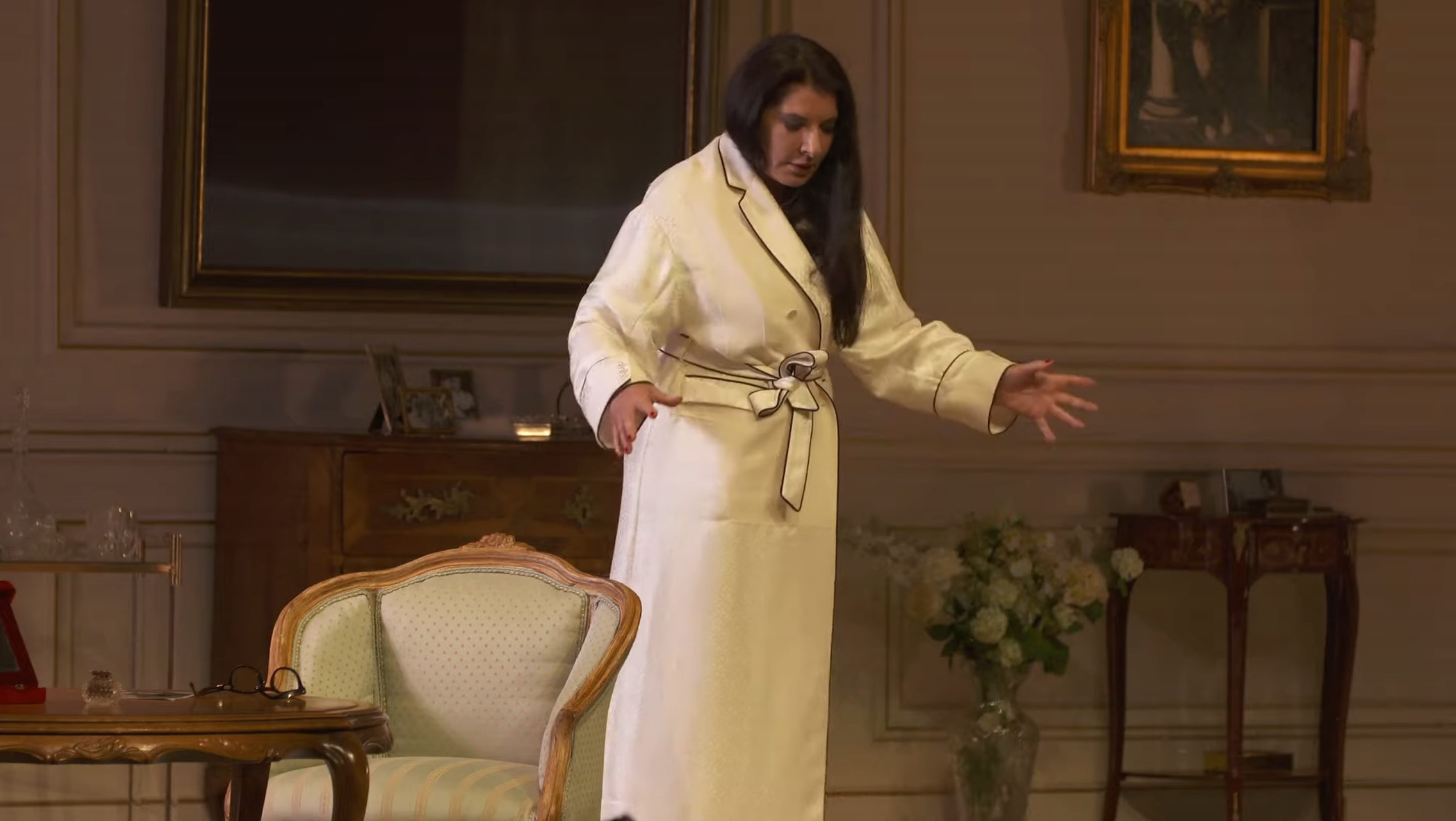 7 deaths of Maria Callas, The seven deaths of Maria Callas, Marina Abramović Foto: Printscreen/YouTube/BayerischeStaatsoper
