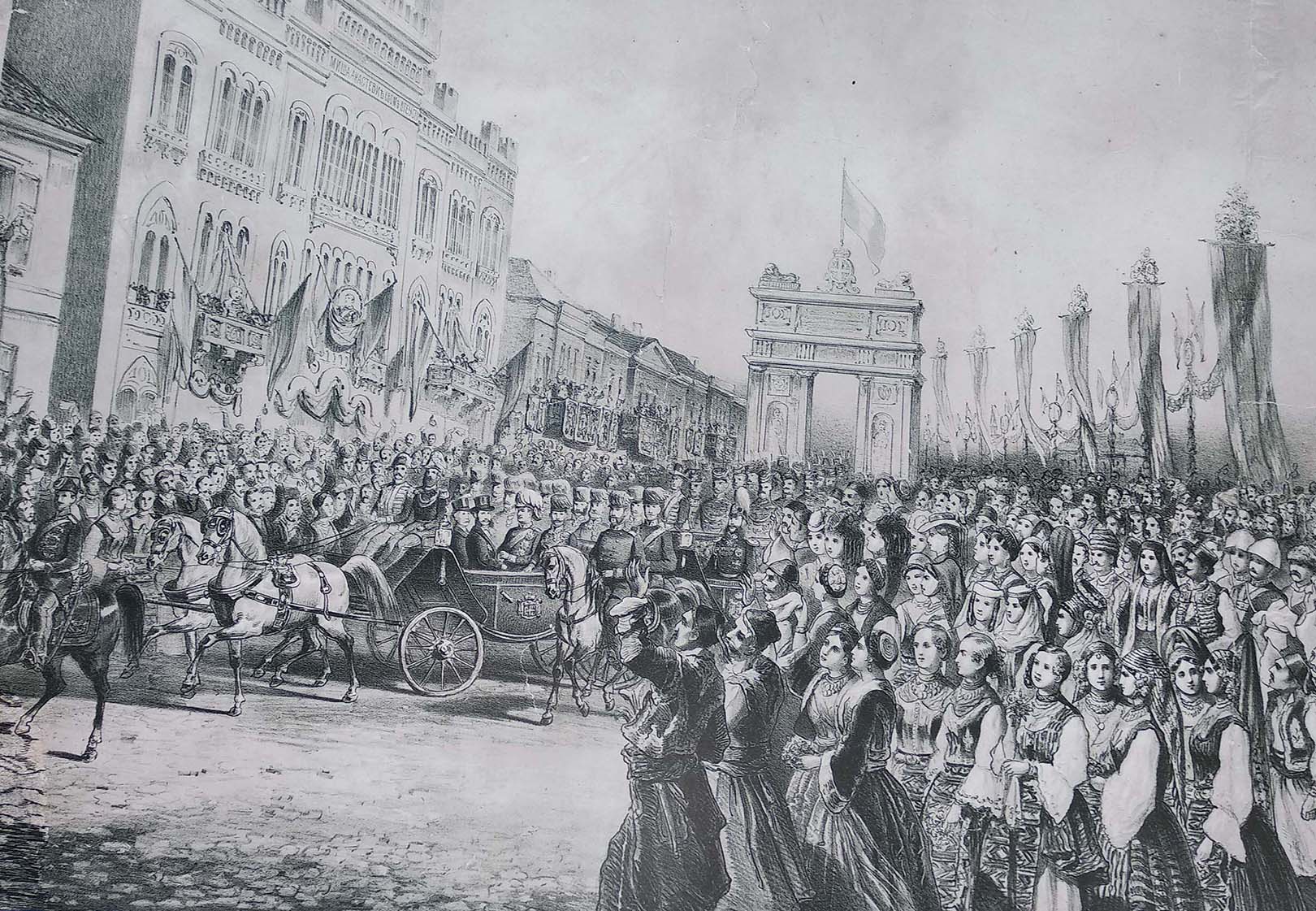 3.Proglašenje-punolestva-Nj.-V.-kneza-Milana-Obrenovića-10.-8.-1872.-litografija-presnimak-M.-Marjanović.jpg