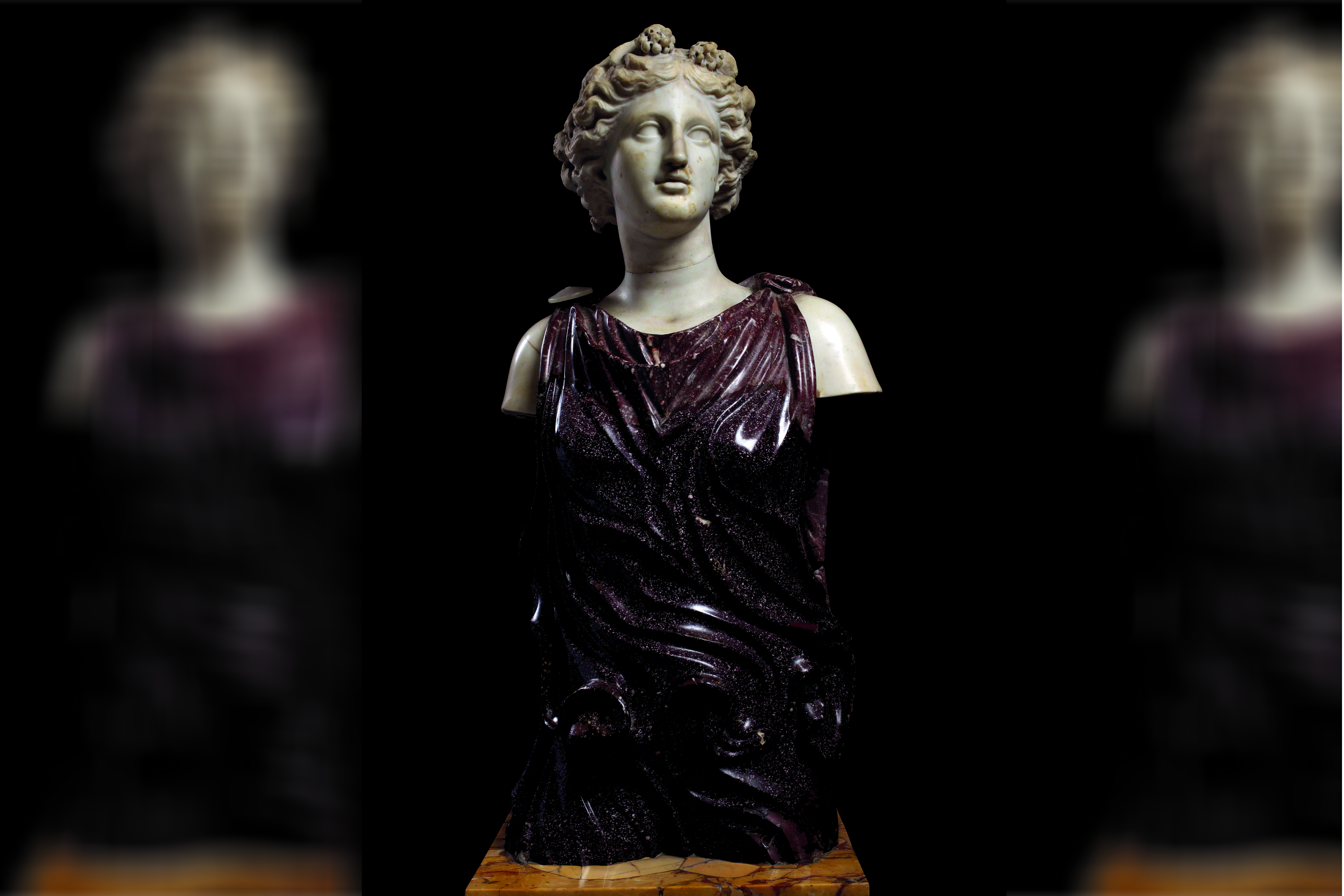 Ženski torzo sa Dionisovom glavom, 2. i 17. vek