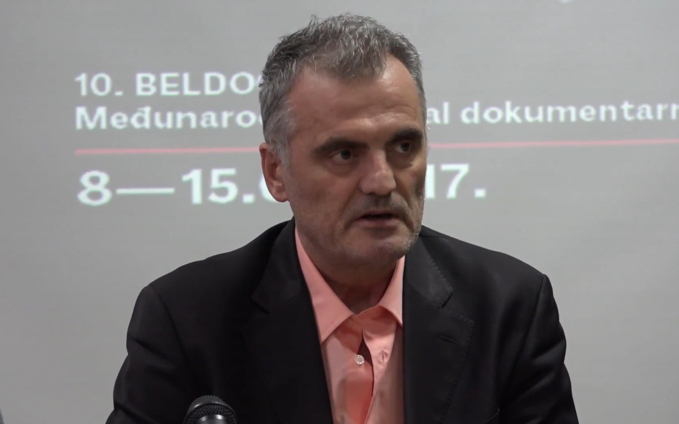 Mladen Vušurović Foto: Printscreen/YouTube/BELDOCS - International Documentary Film Festival Belgrade