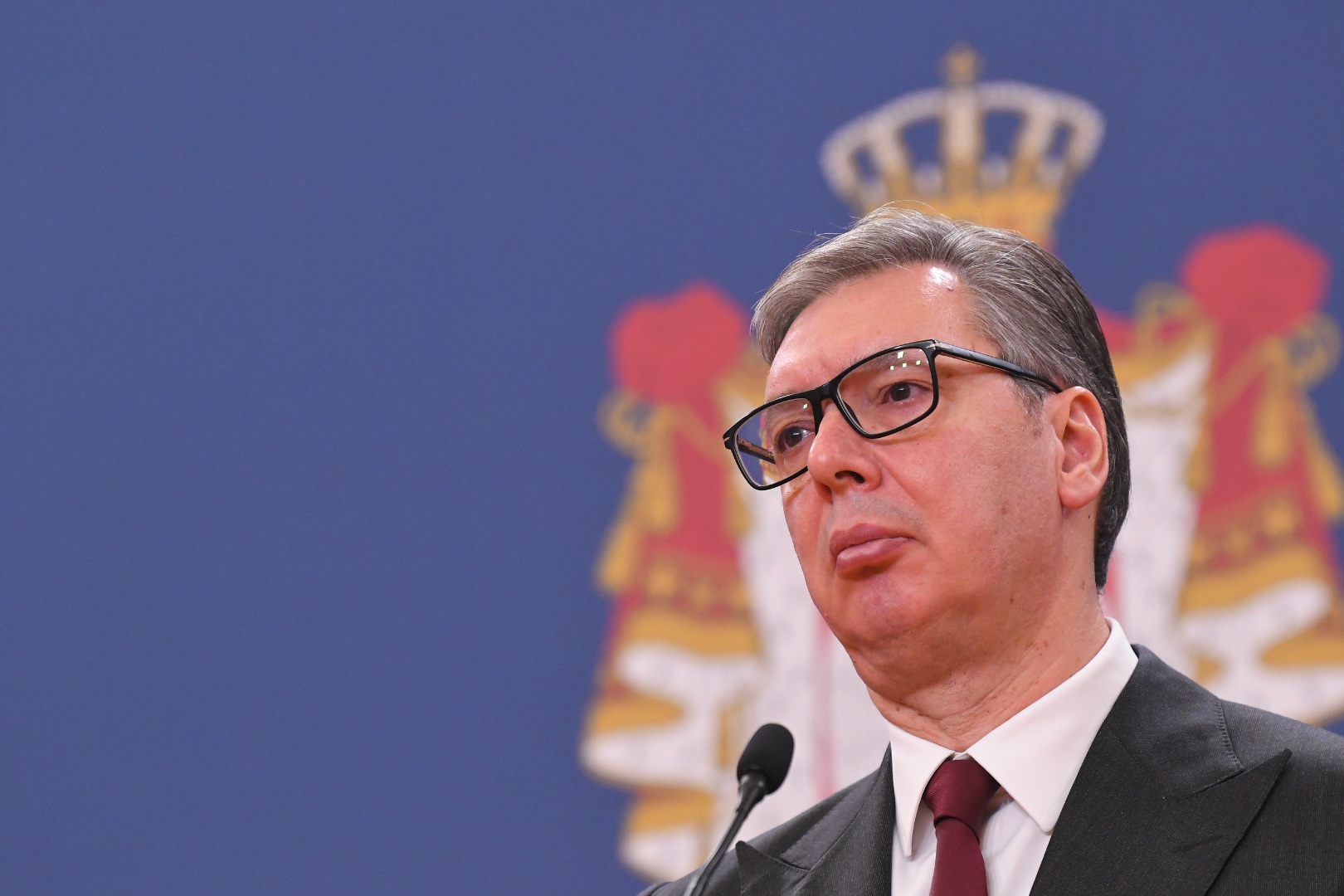 Beograd 15.10.2025. Službena poseta  Ursule fon der Lajen Beogradu. Palata Srbija, Aleksandar Vučić Foto: Amir Hamzagić/Nova.rs