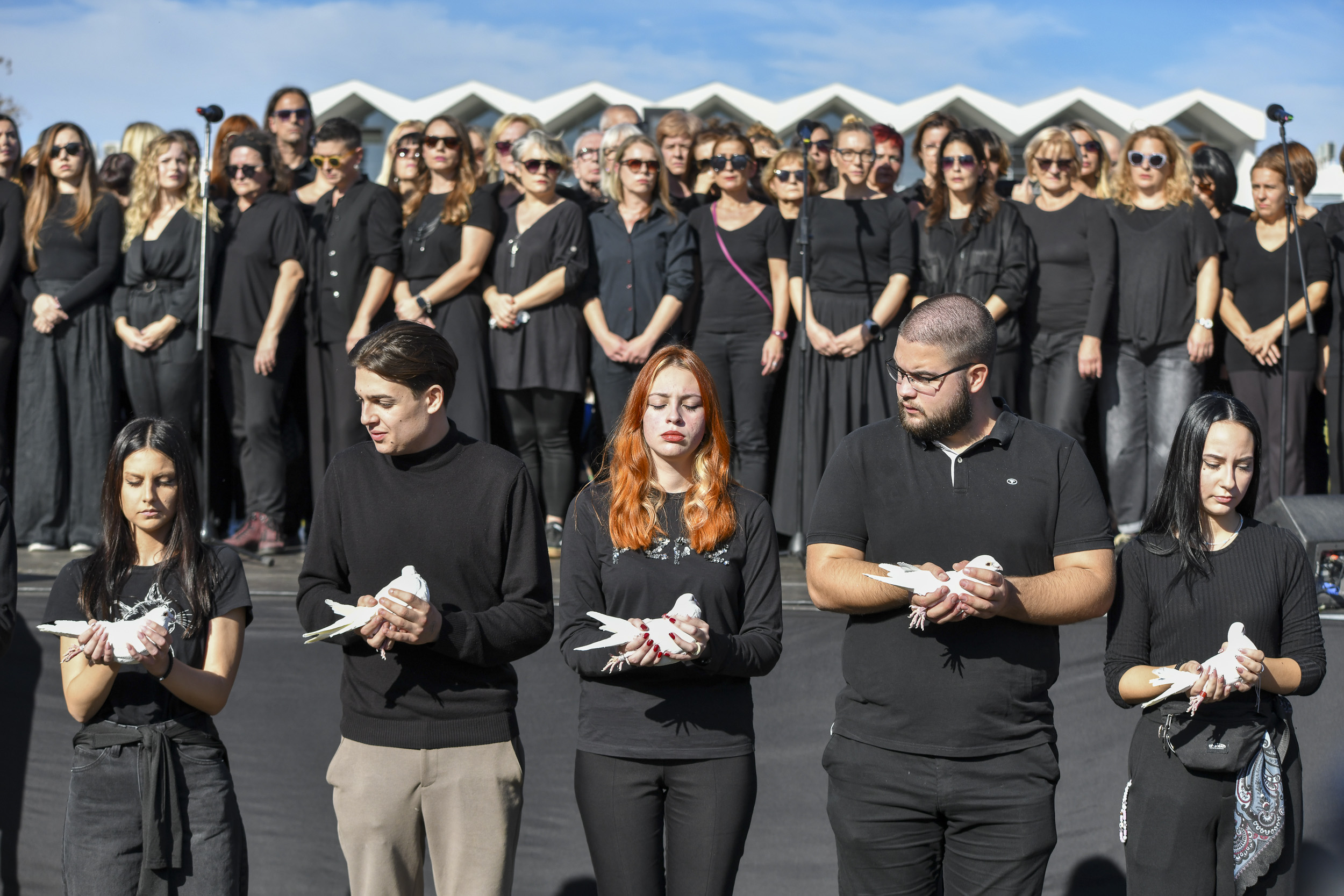 Komemorativni skup u Novom Sadu, godinu dana od pada nadstrešnice Foto Nova.rs nenad m (26)