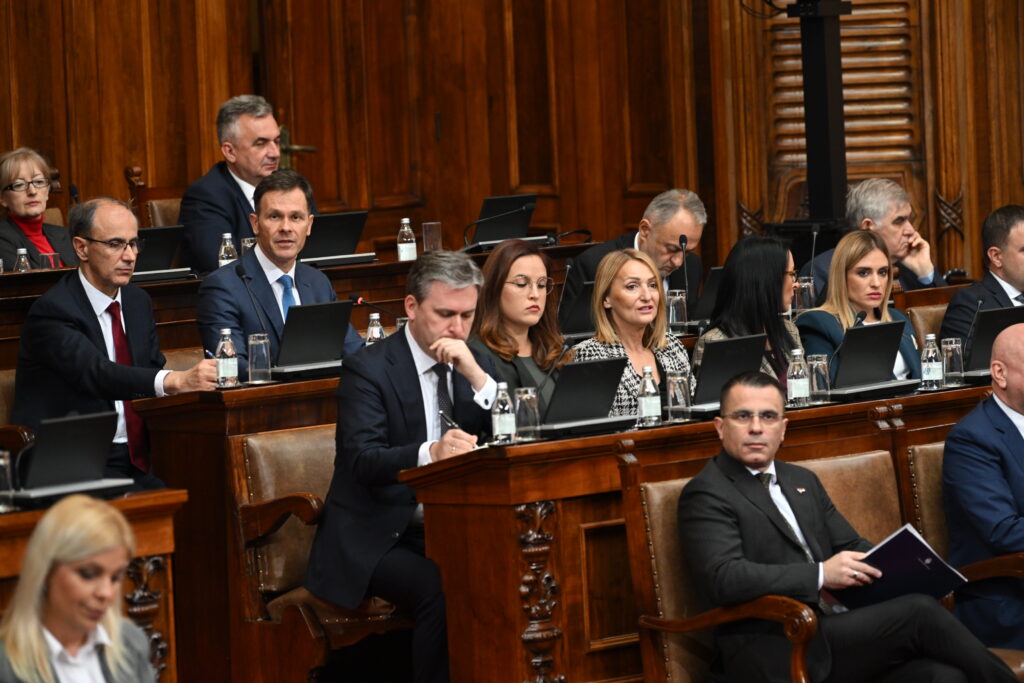 Beograd 25. novembar 2025. Skupština Srbije, sednica zasedanje poslanici Foto:Marko Ljutica