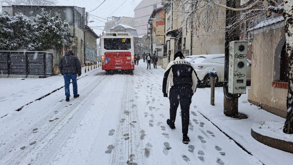 Sneg u Beogradu Foto:  Milan Stojiljković/N1