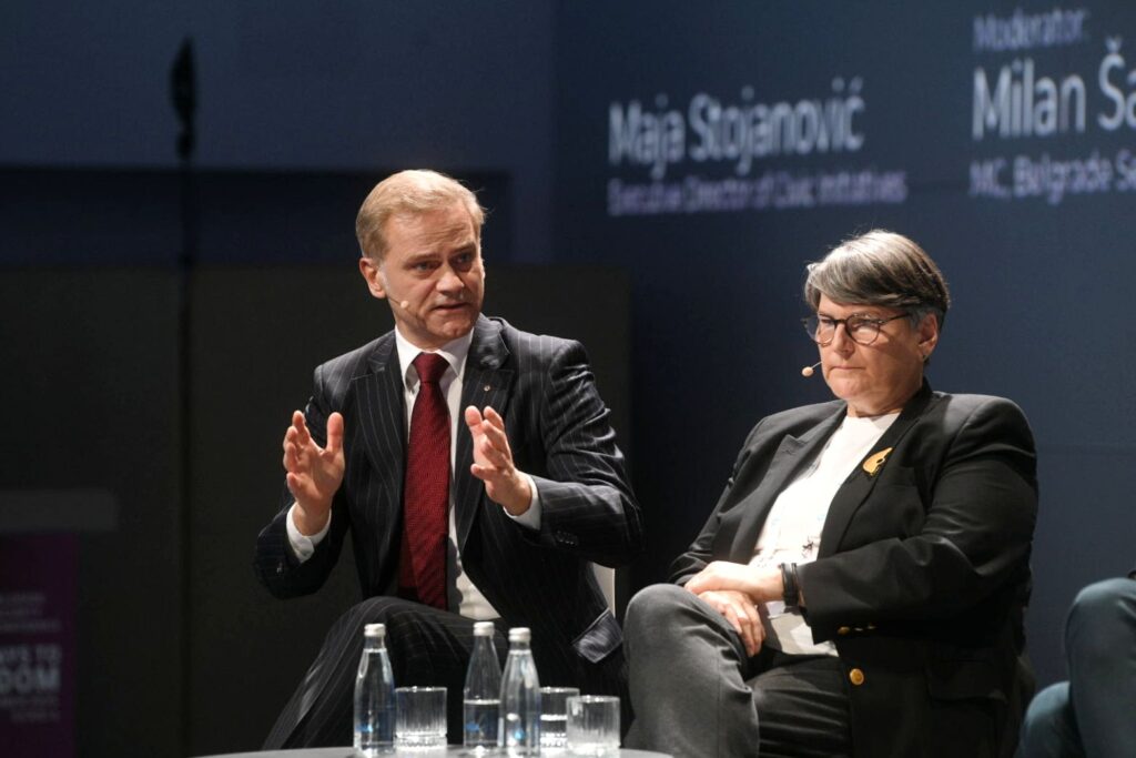 Beograd 17. novembar 2025. Beogradski centar za bezbednosnu politiku (BCBP) Beogradska bezbednosna konferencija 2025 Putevi ka slobodi Foto:Filip Krainčanić/Nova.rs