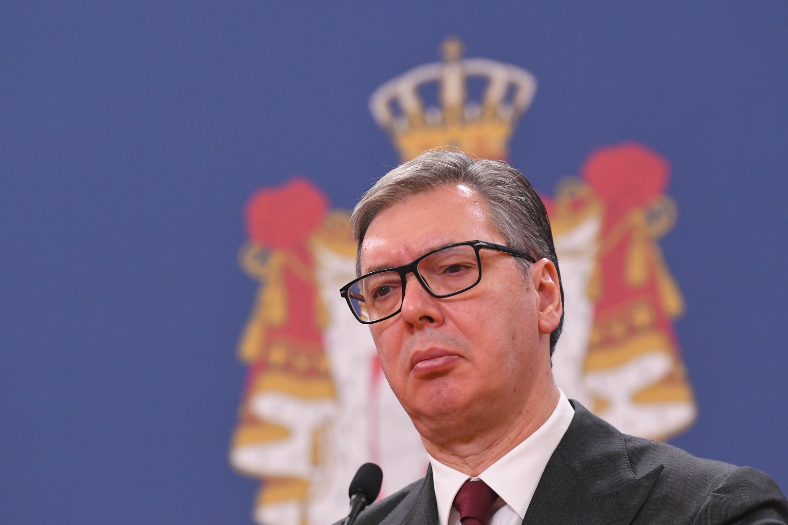 Beograd 15.10.2025. Službena poseta  Ursule fon der Lajen Beogradu. Palata Srbija, Aleksandar Vučić Foto: Amir Hamzagić/Nova.rs