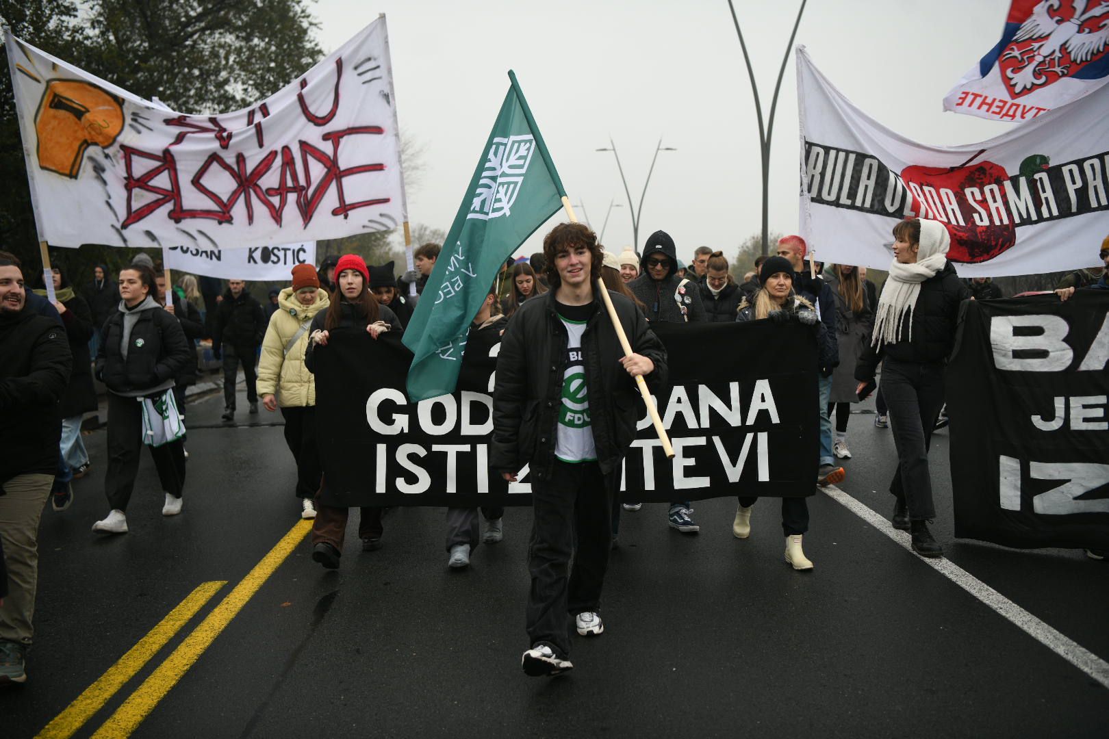 studentski protest, godinu dana od napada na studente fdu foto filip kraincanic nova rs (45)