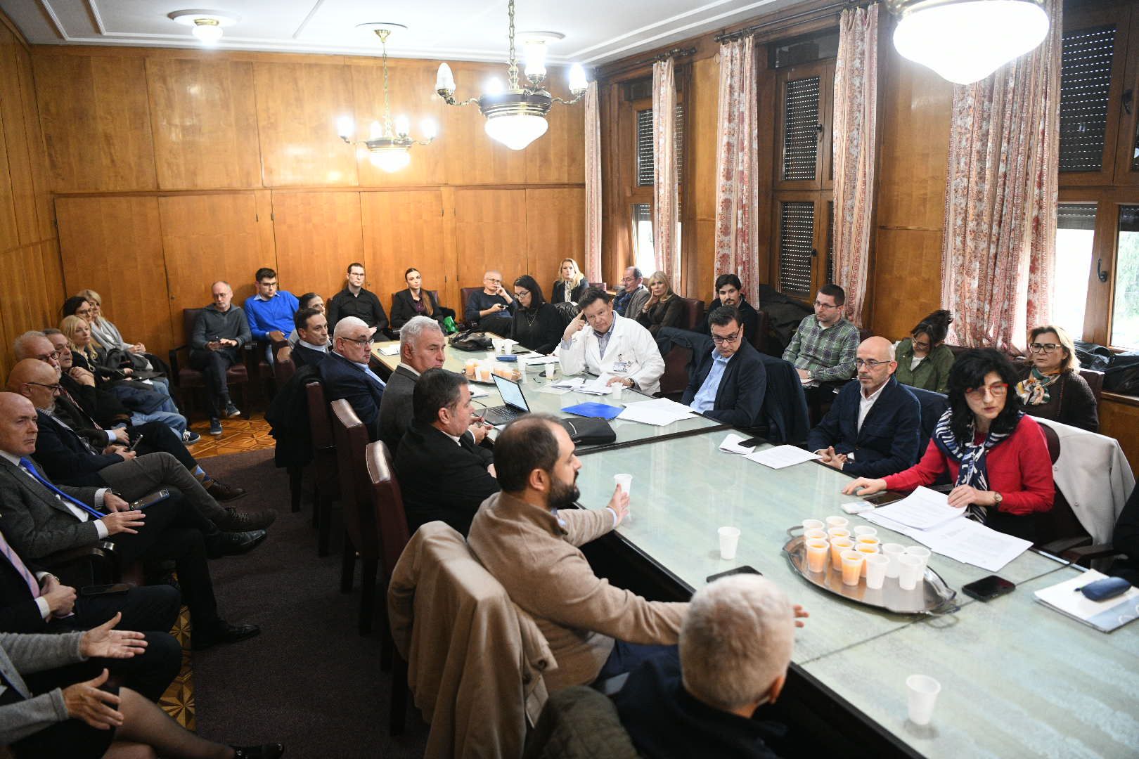 Beograd 26.11.2025. Sastanak na Medicinskom fakultetu. Medicinski fakultet u Beogradu, sastanak Foto: Filip Krainčanić/Nova.rs