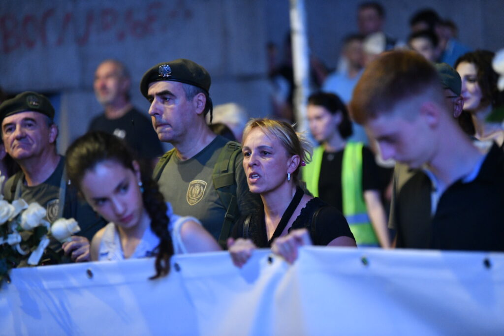 Beograd, 01.09.2025. Takovska, šetnja do RTS-a, Veliki protest srednjoškolaca i studenata, 10 meseci od pada nadstrešnice u Novom Sadu, protest, Foto: Vladislav Mitić/Nova.rs