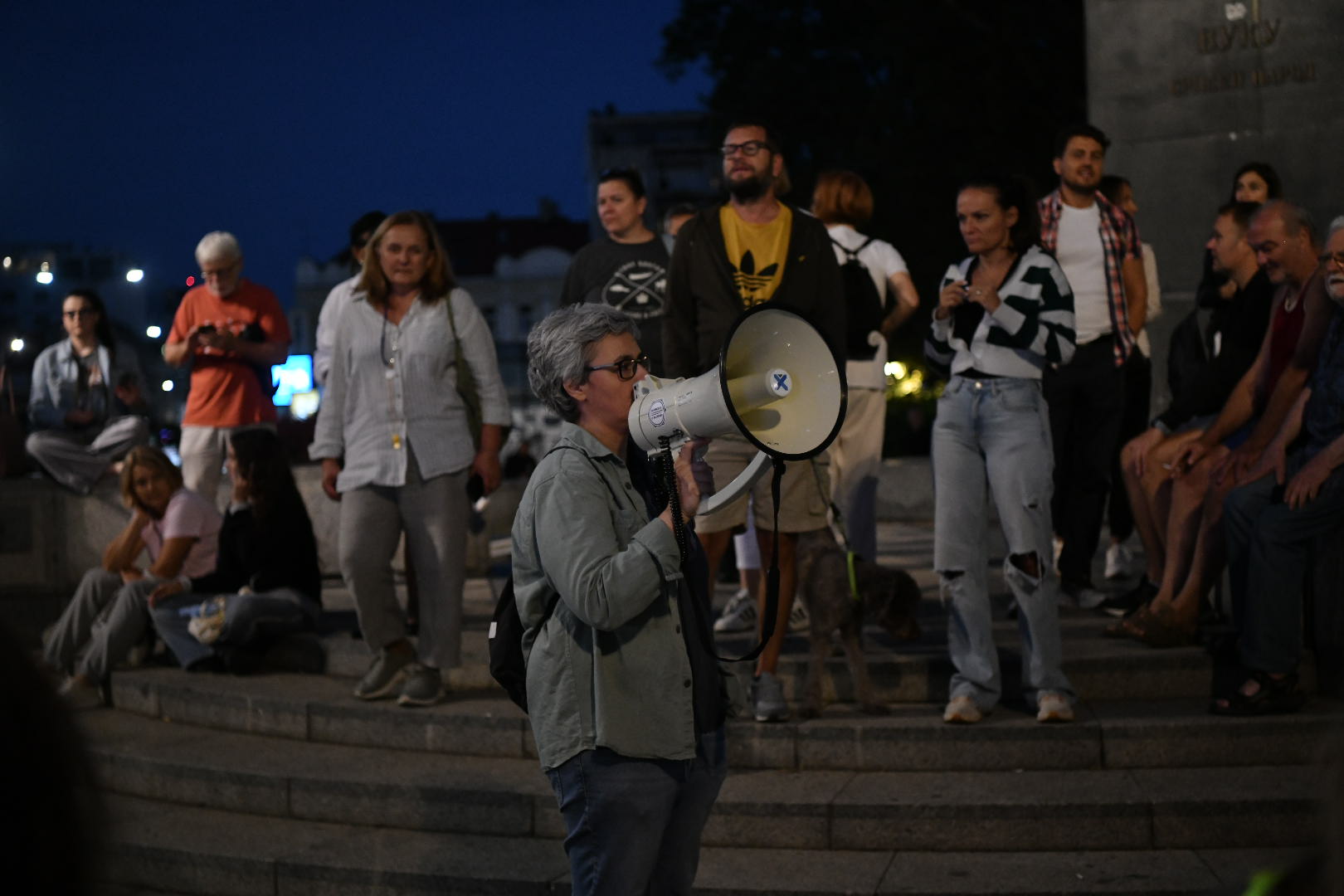 Beograd, 22.08.2025. Bulevar kralja Aleksandra, kod Vuka, protest, zborovi građana, protestna šetnja Foto: Goran Srdanov/Nova.rs