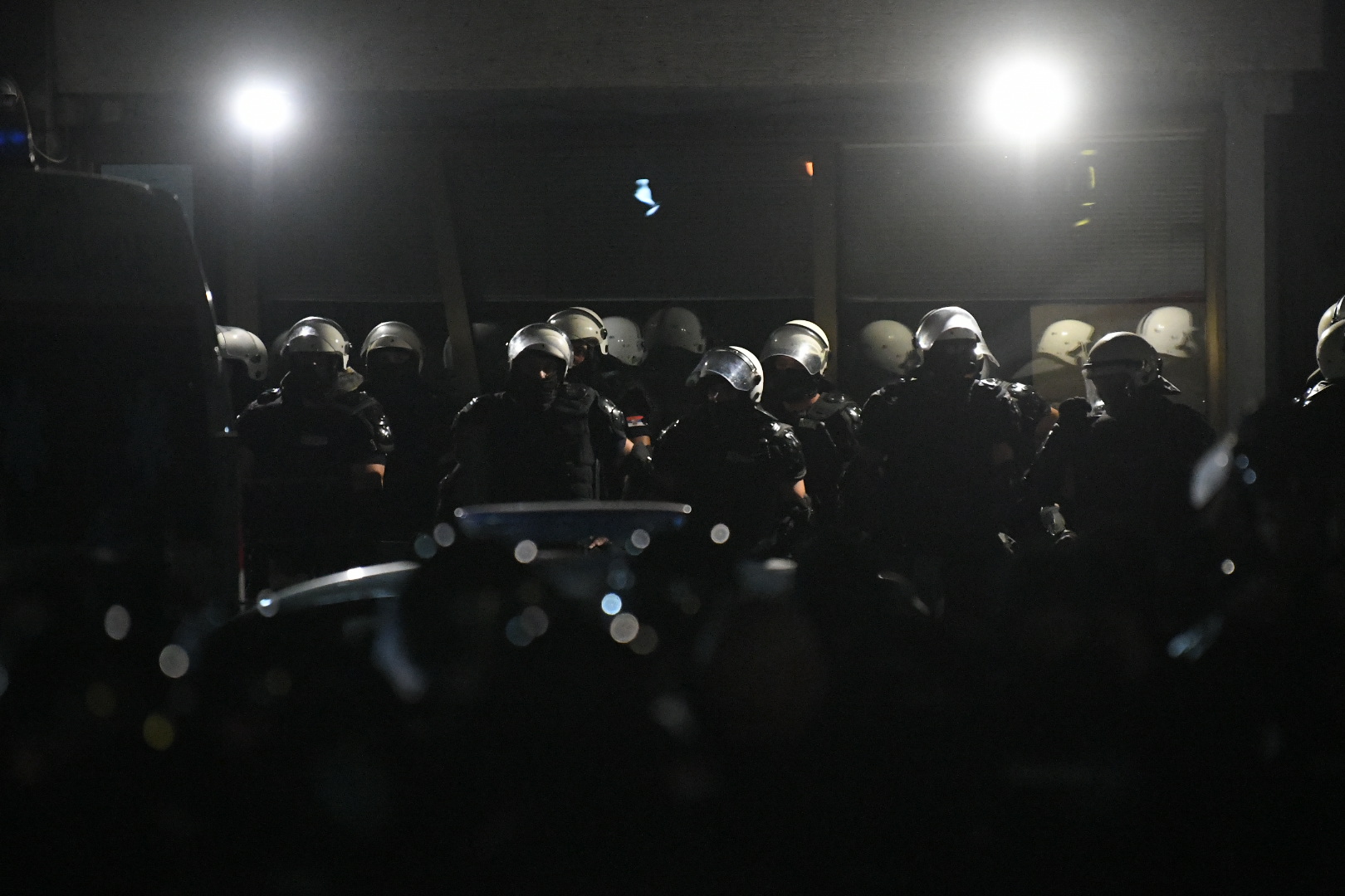 Valjevo 16.08.2025.  Policija. Protestna šetnja. Protest Srbija se umiriti ne može zbog policijske  brutalnosti, protesti nakon brutalnog nasilja policije nad građanima Foto: Amir Hamzagić/Nova.rs