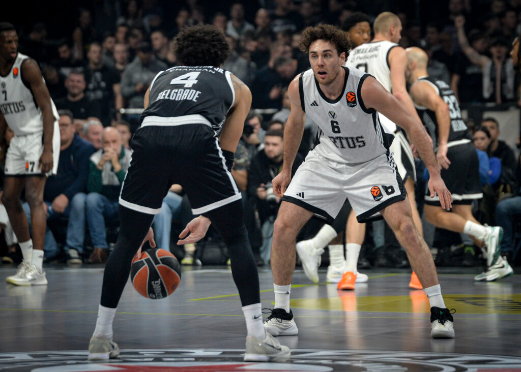 Beograd 17. decembar 2025. Kosarka utakmica Partizan Virtus Foto:Janko Anđelić