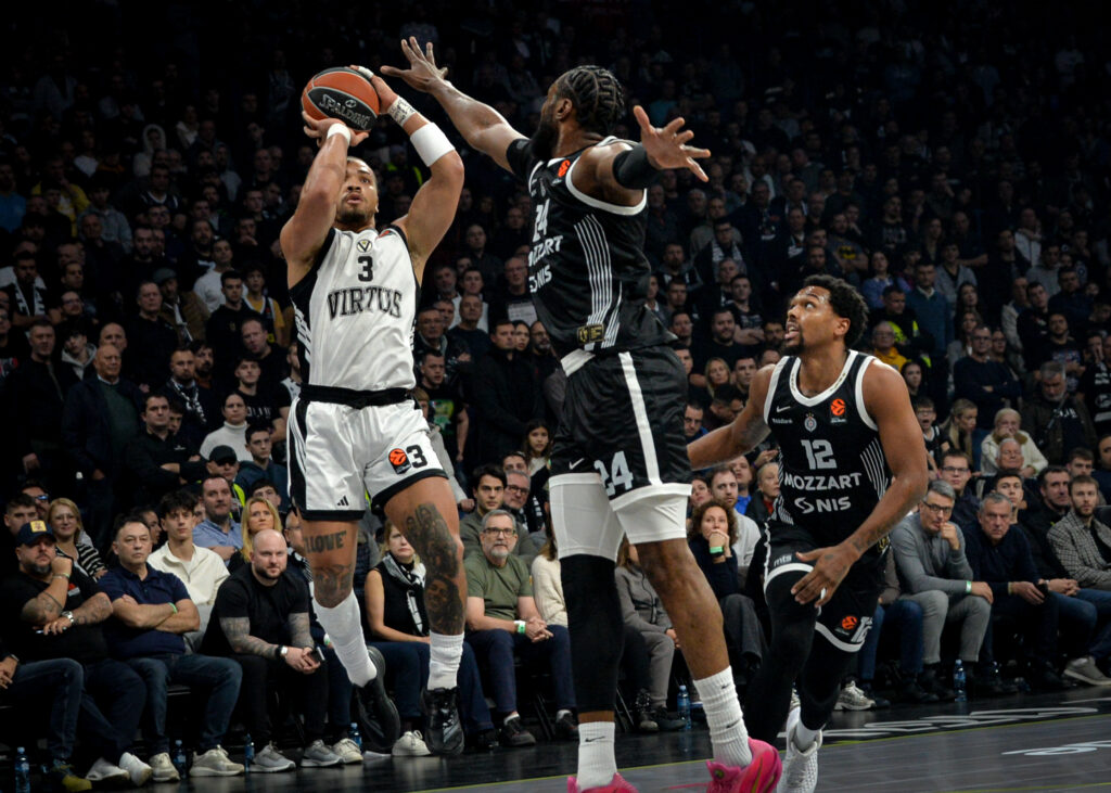 Beograd 17. decembar 2025. Kosarka utakmica Partizan Virtus Foto:Janko Anđelić
