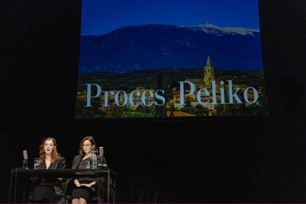 Milena Radulović i Nada Šargin u predstavi Proces Peliko Foto: Jelena Janković