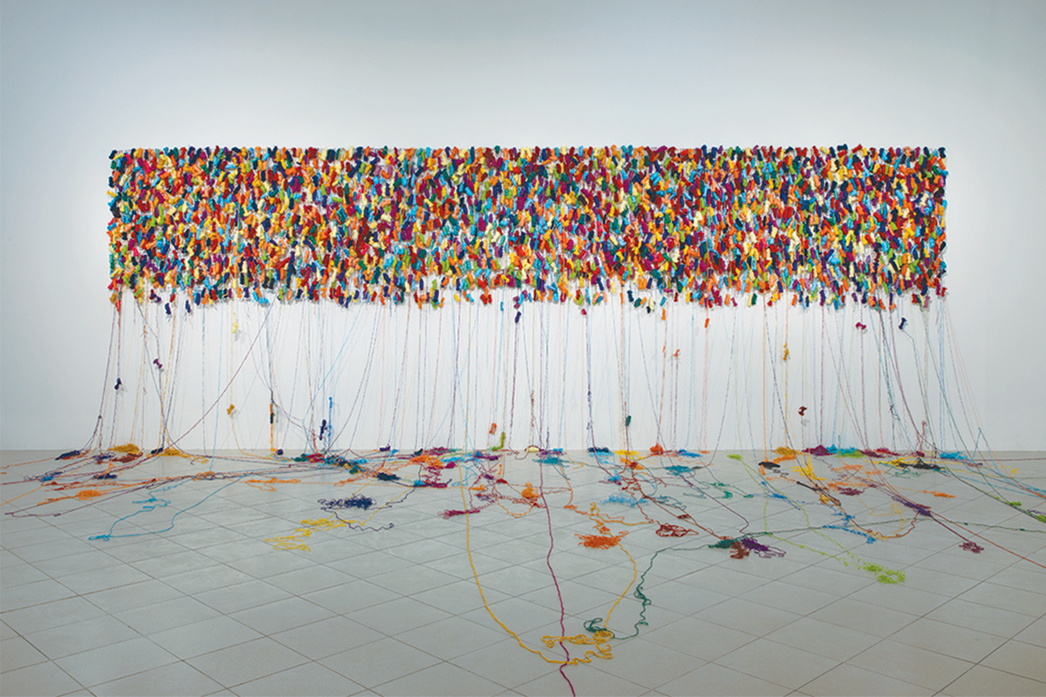 Irena Lagator Pejović, Mreže, čvorovi, horizonti, 2020, foto Ivan Petrović